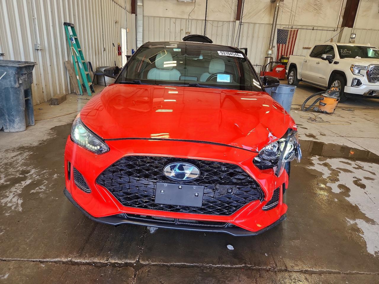 2019 Hyundai Veloster Turbo Ultimate Orange vin: KMHTH6AB6KU014338