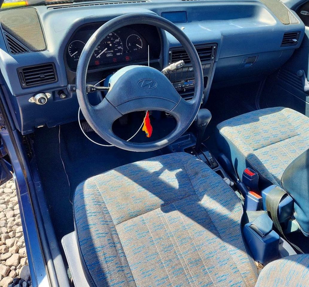 1994 Hyundai Excel Base Blue vin: KMHVD12JXRU335855