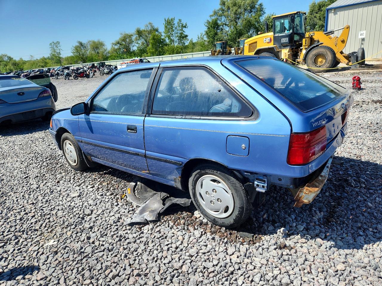 1994 Hyundai Excel Base Blue vin: KMHVD12JXRU335855