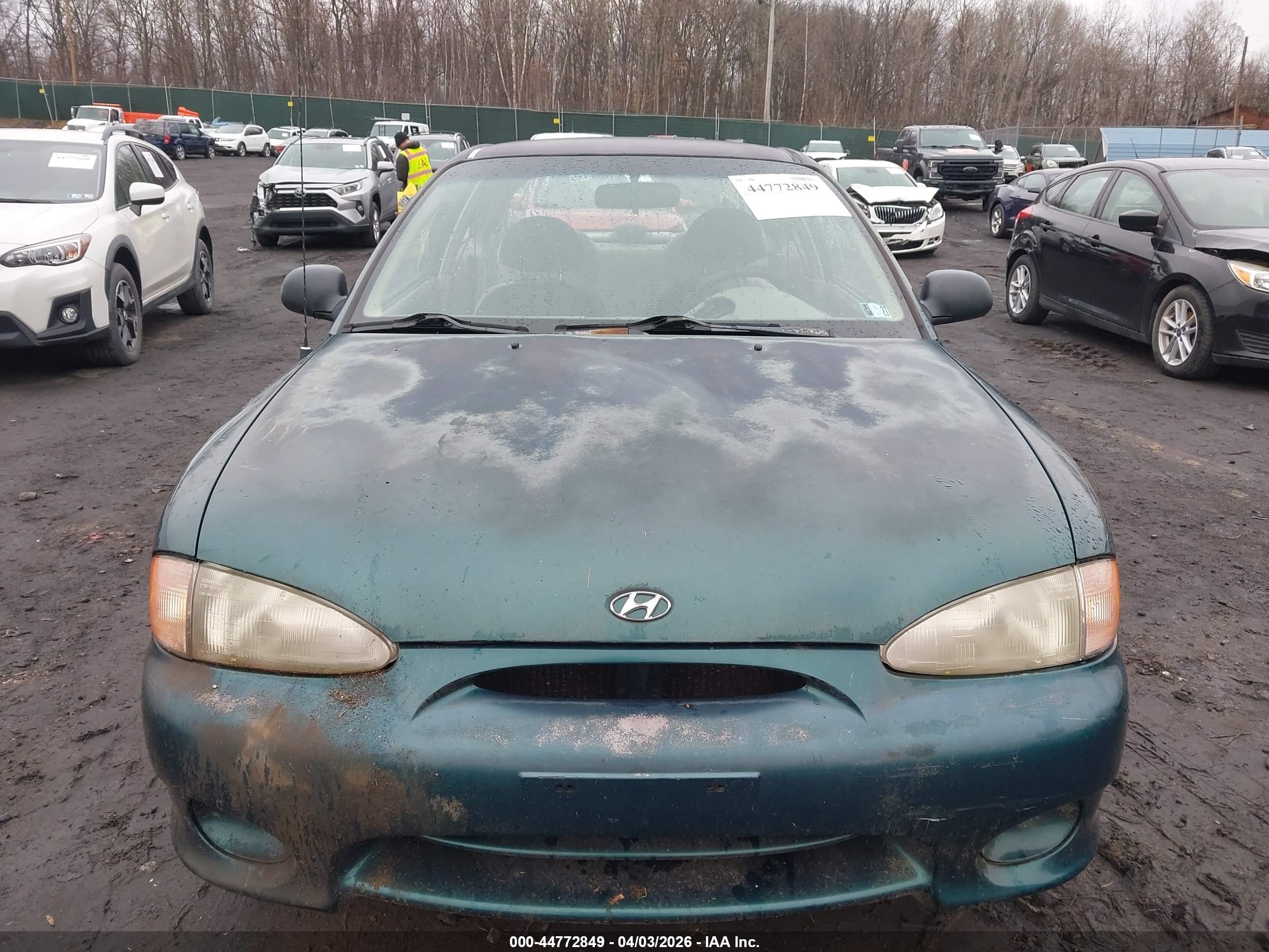 1999 Hyundai Accent L Green vin: KMHVD14N4XU448150