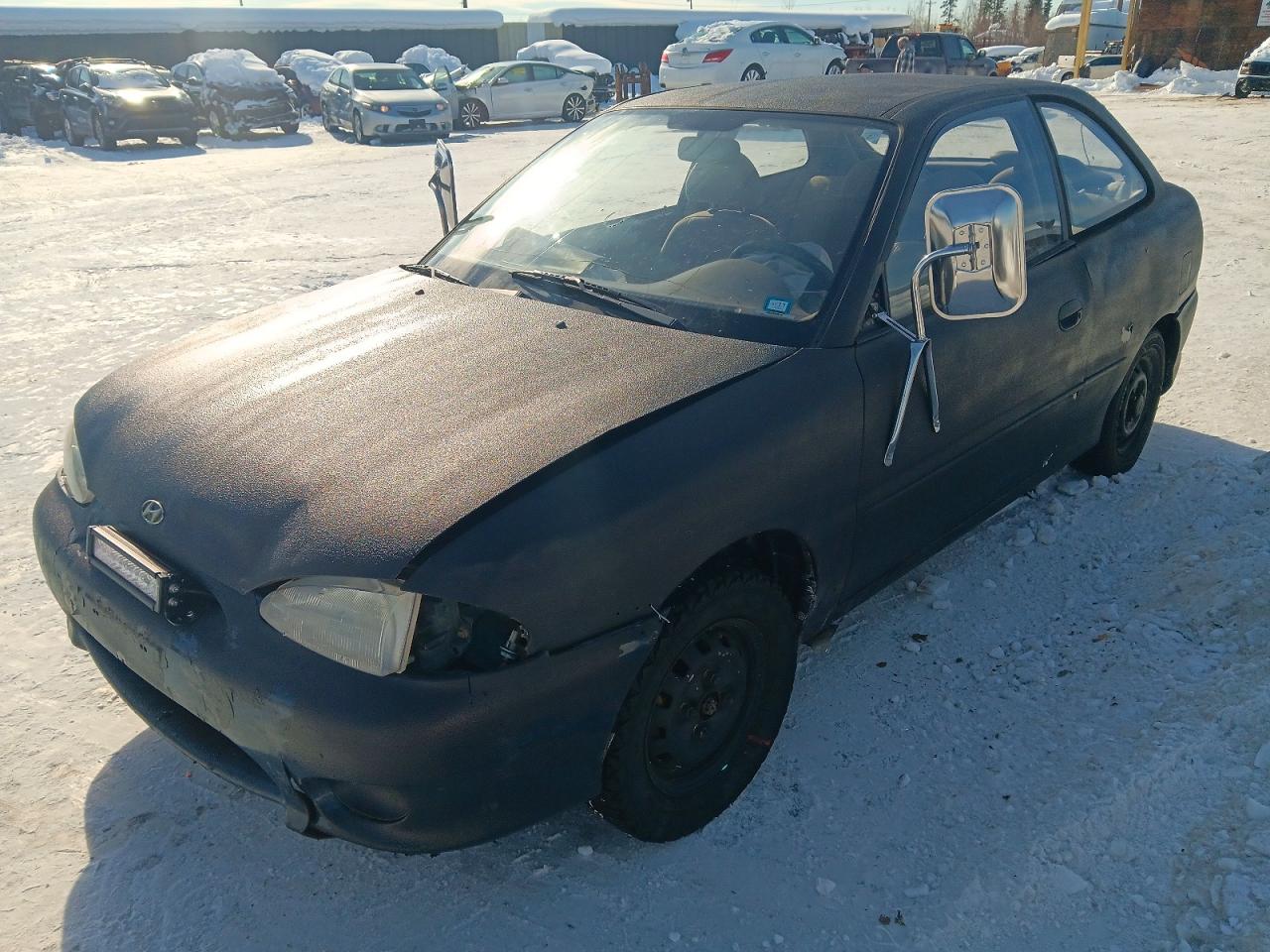 1999 Hyundai Accent L Black vin: KMHVD14N8XU500251