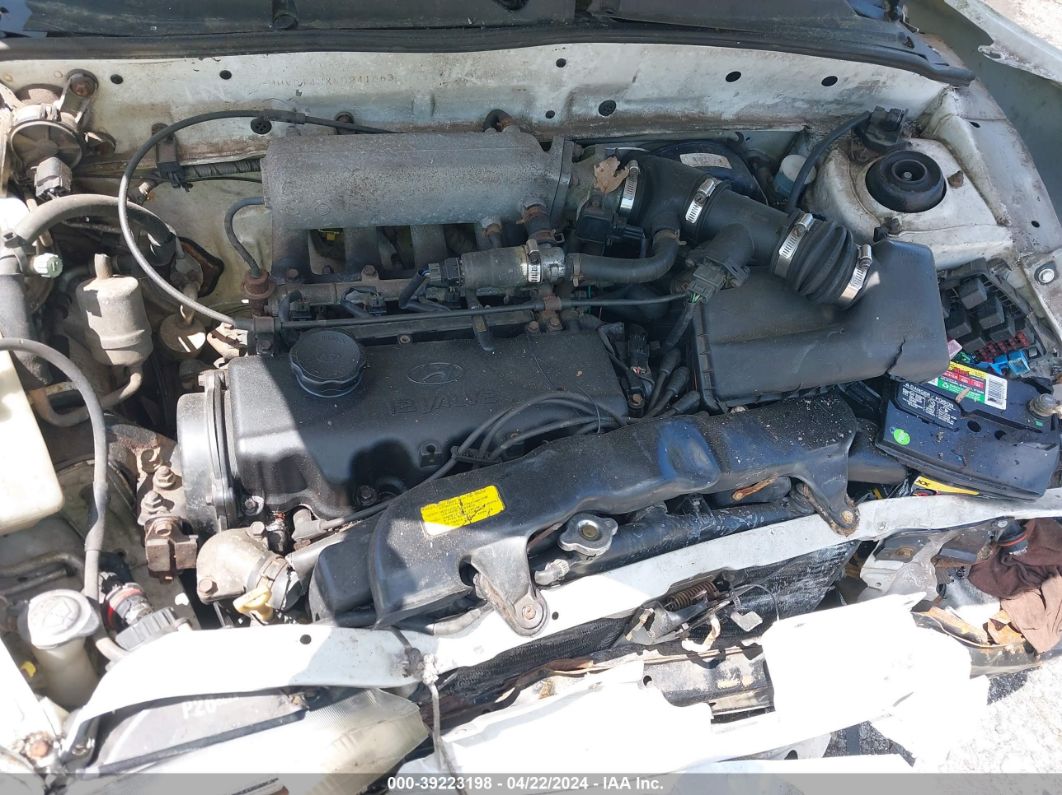 1997 Hyundai Accent L White vin: KMHVD14NXVU241663