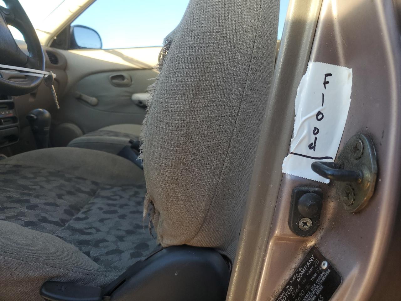 1996 Hyundai Accent Base Black vin: KMHVF14N0TU263663