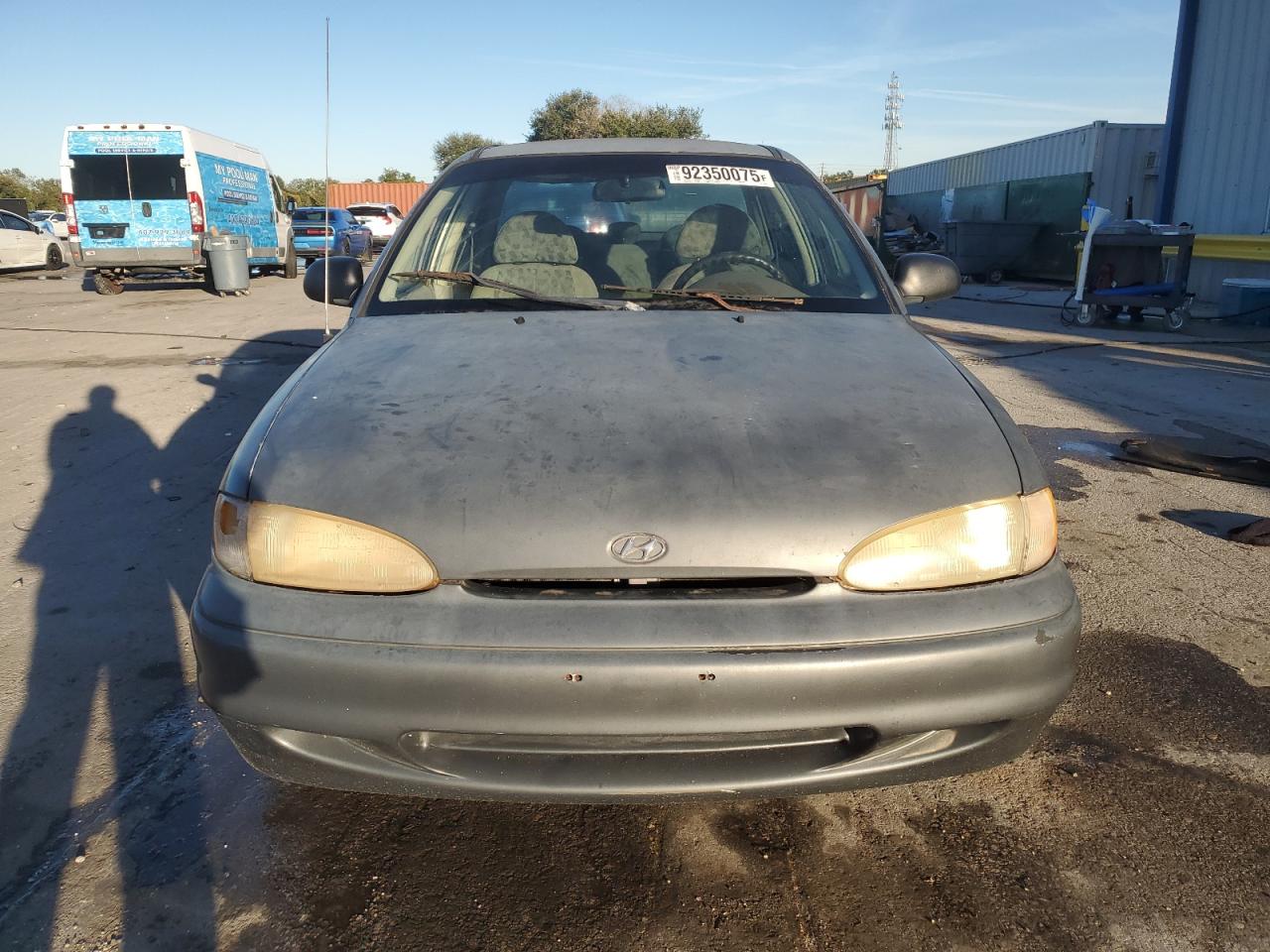 1996 Hyundai Accent Base Black vin: KMHVF14N0TU263663