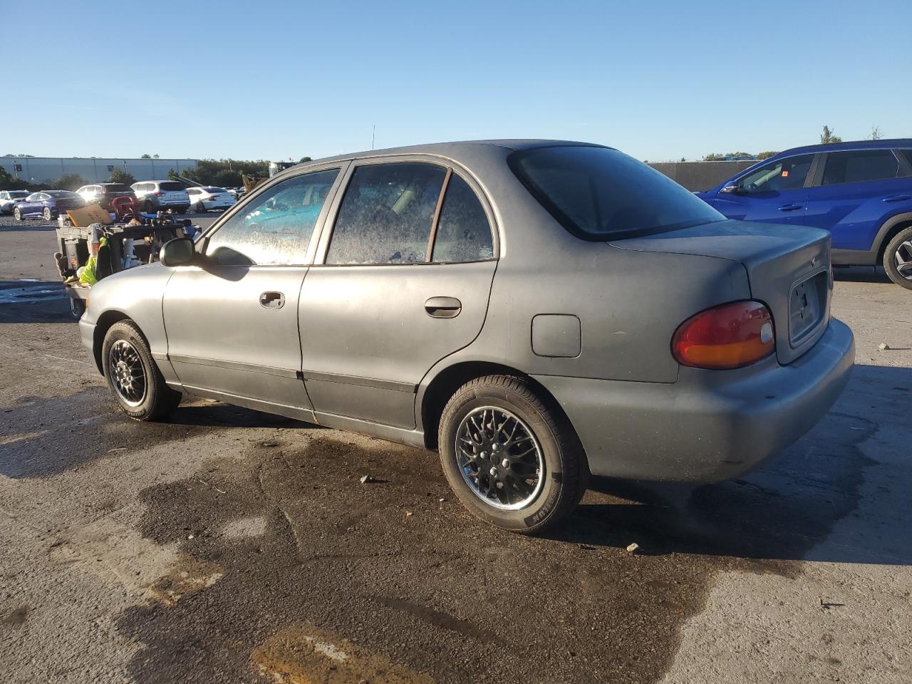 1996 Hyundai Accent Base Black vin: KMHVF14N0TU263663