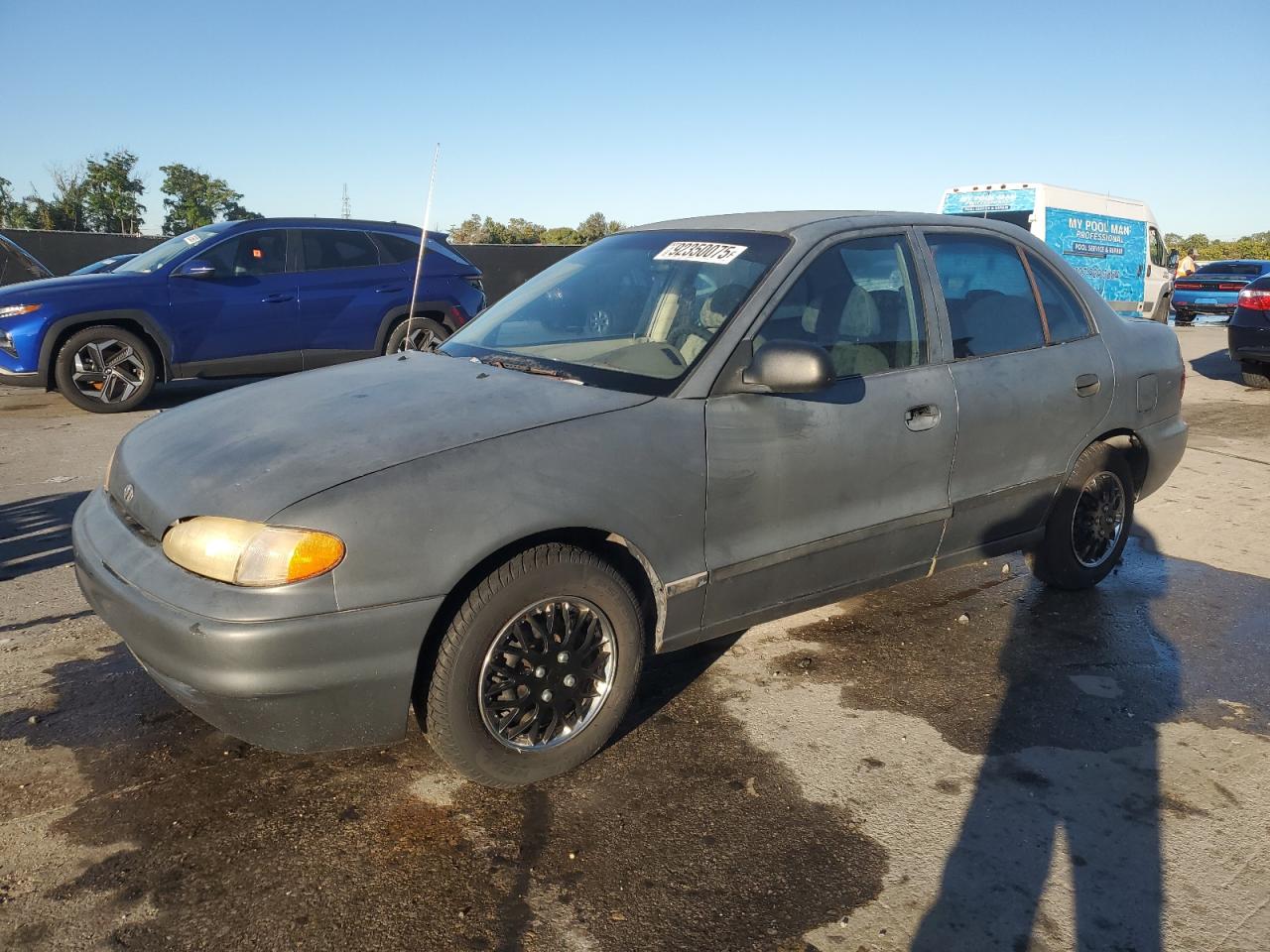 1996 Hyundai Accent Base Black vin: KMHVF14N0TU263663