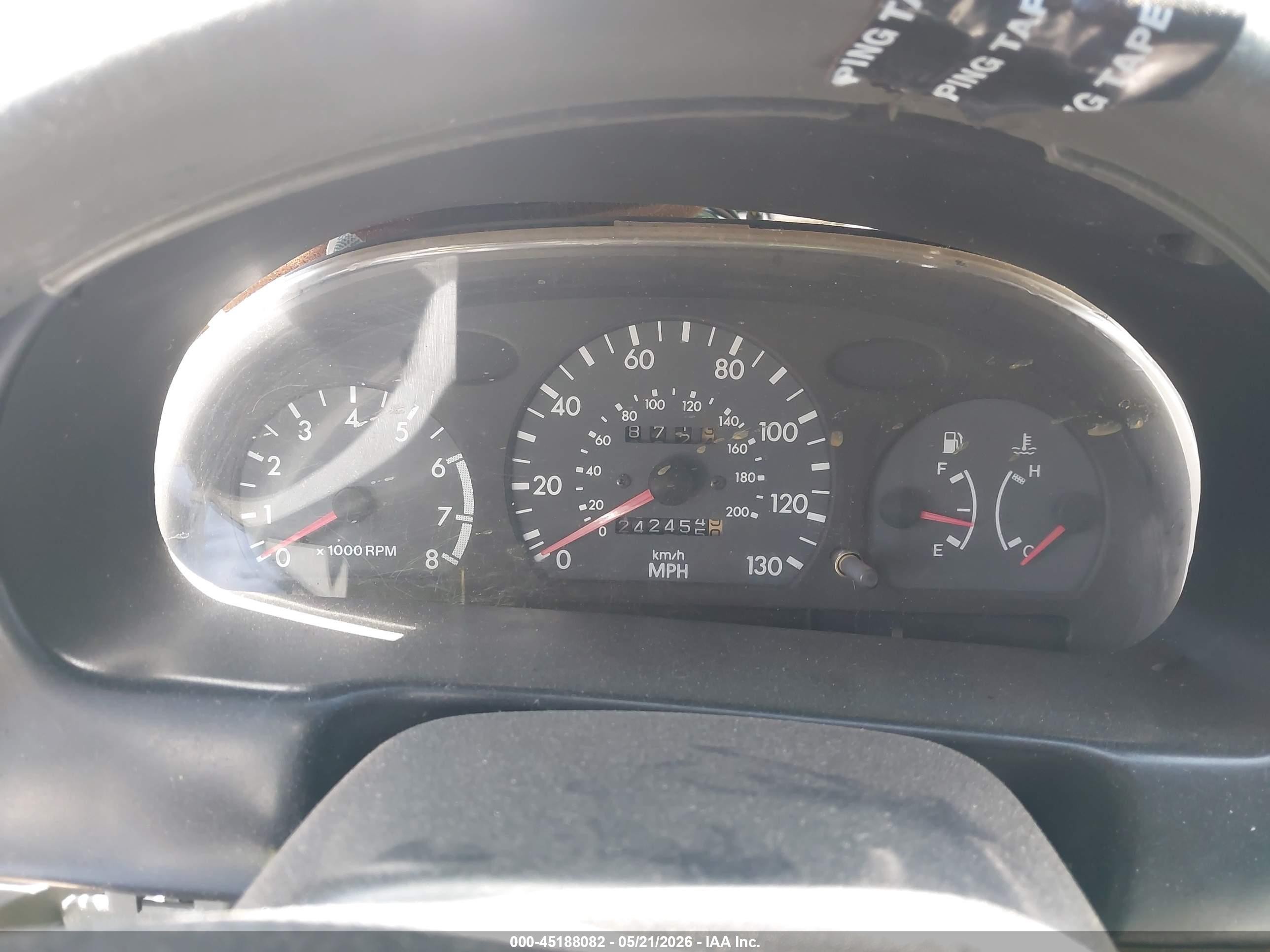 1999 Hyundai Accent Gl Black vin: KMHVF24N1XU585014
