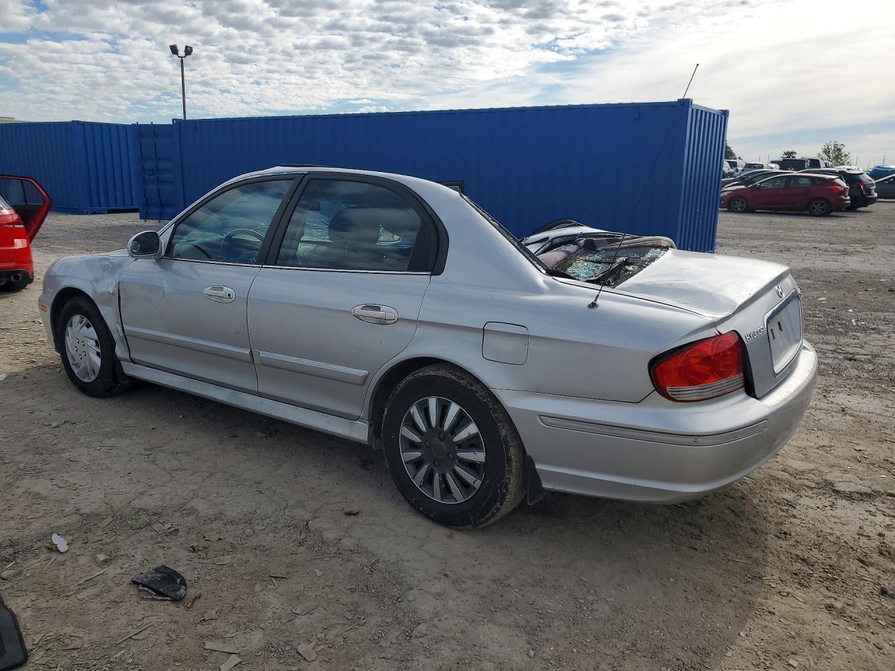 2004 Hyundai Sonata Gl Серебряный vin: KMHWF25H04A060763