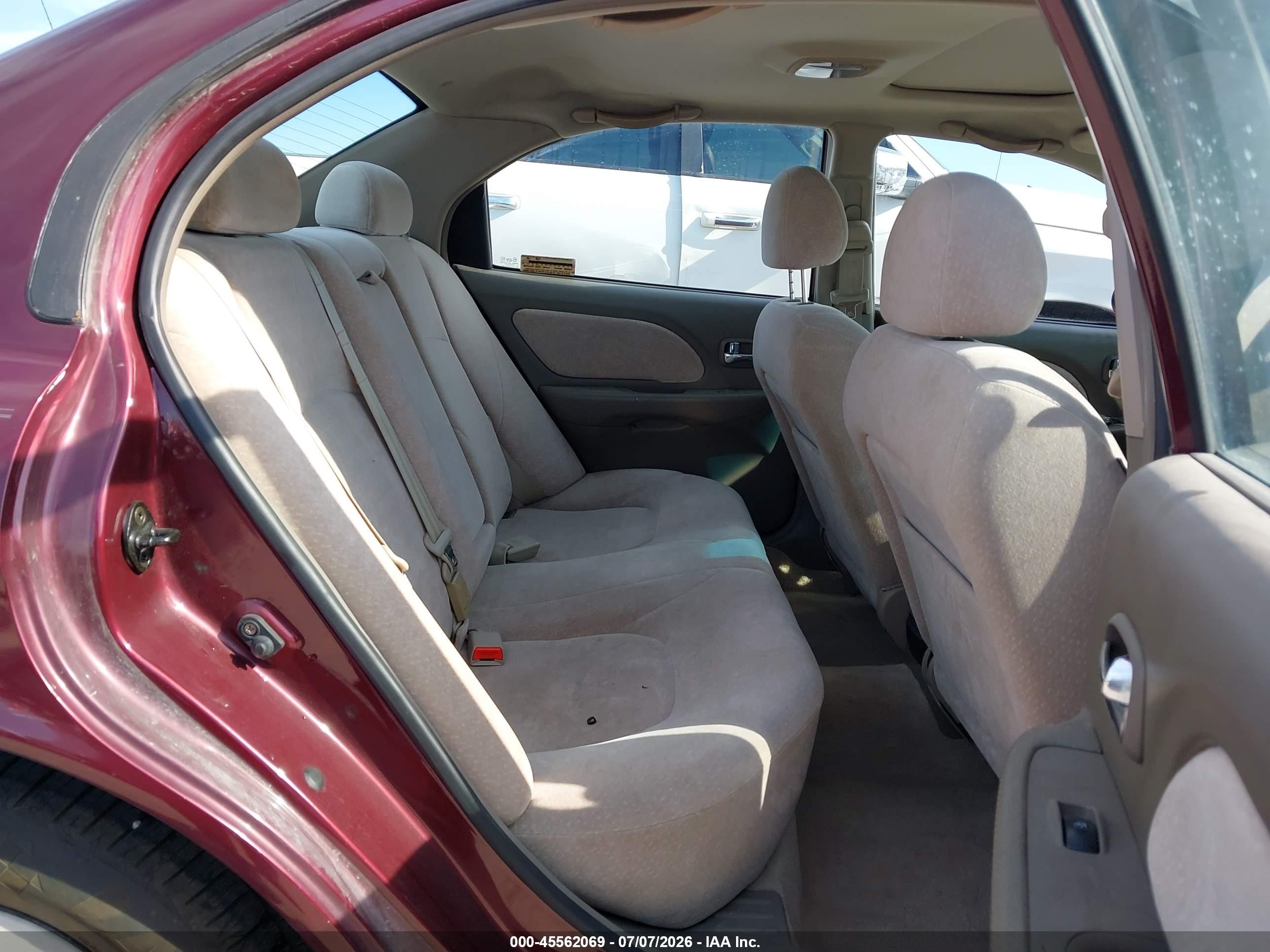 2005 Hyundai Sonata Gl V6 Burgundy vin: KMHWF25H05A137441