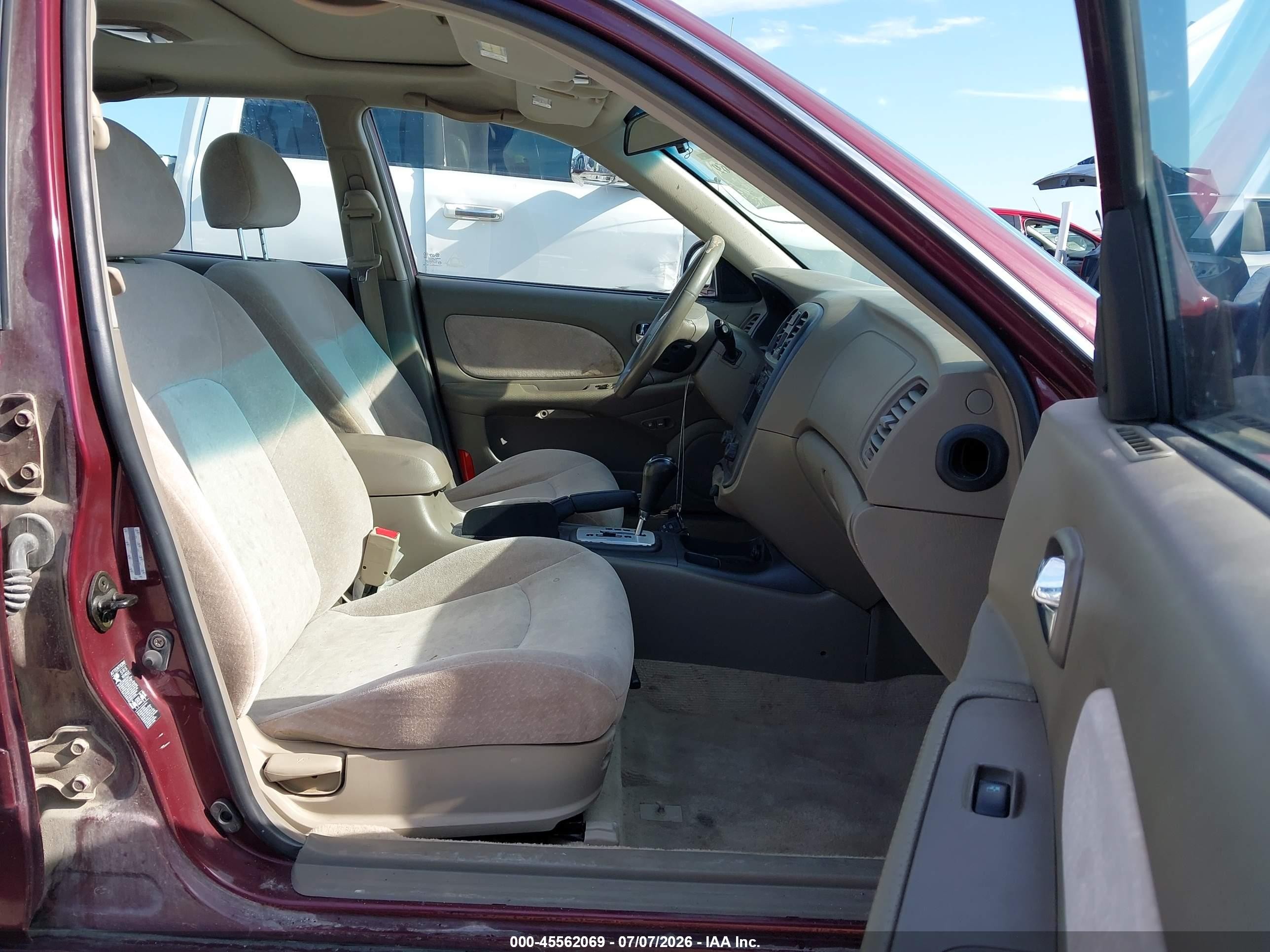 2005 Hyundai Sonata Gl V6 Burgundy vin: KMHWF25H05A137441
