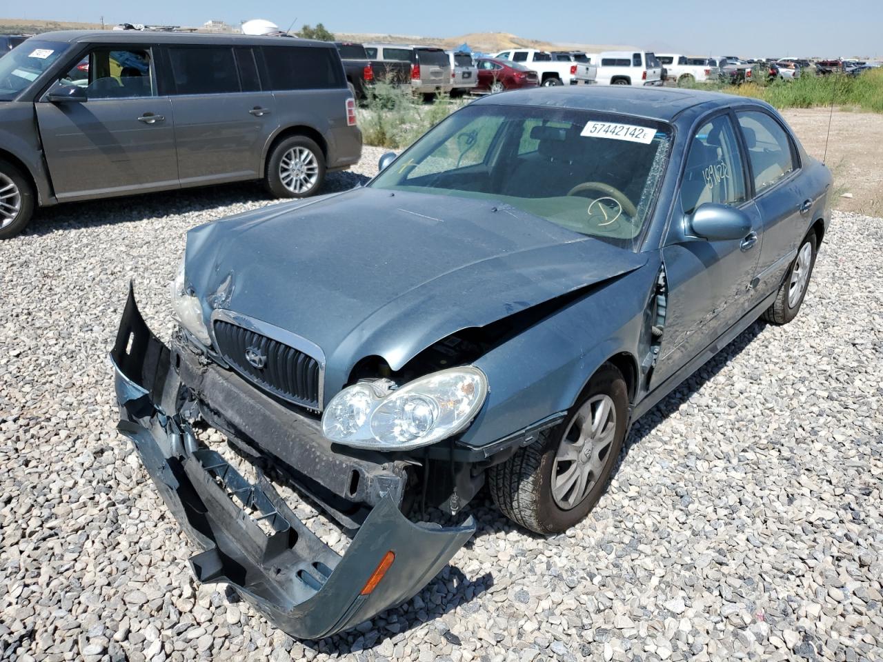 2005 Hyundai Sonata Gl Green vin: KMHWF25H05A137746