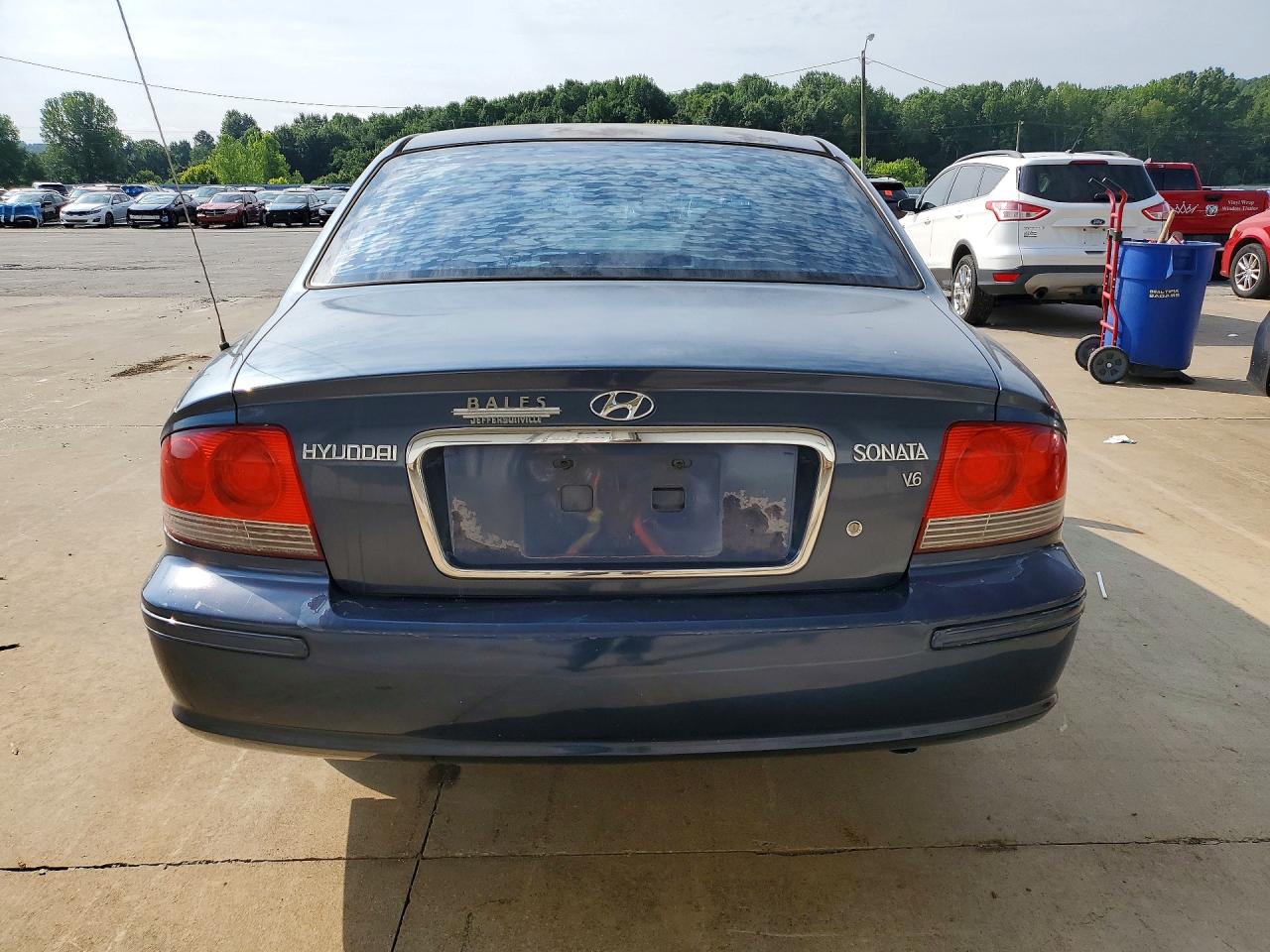 2005 Hyundai Sonata Gl Blue vin: KMHWF25H05A160928
