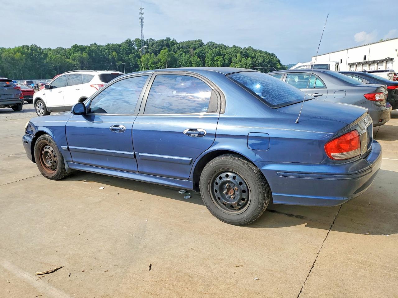 2005 Hyundai Sonata Gl Blue vin: KMHWF25H05A160928