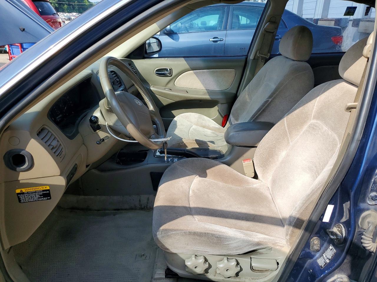 2005 Hyundai Sonata Gl Blue vin: KMHWF25H05A160928