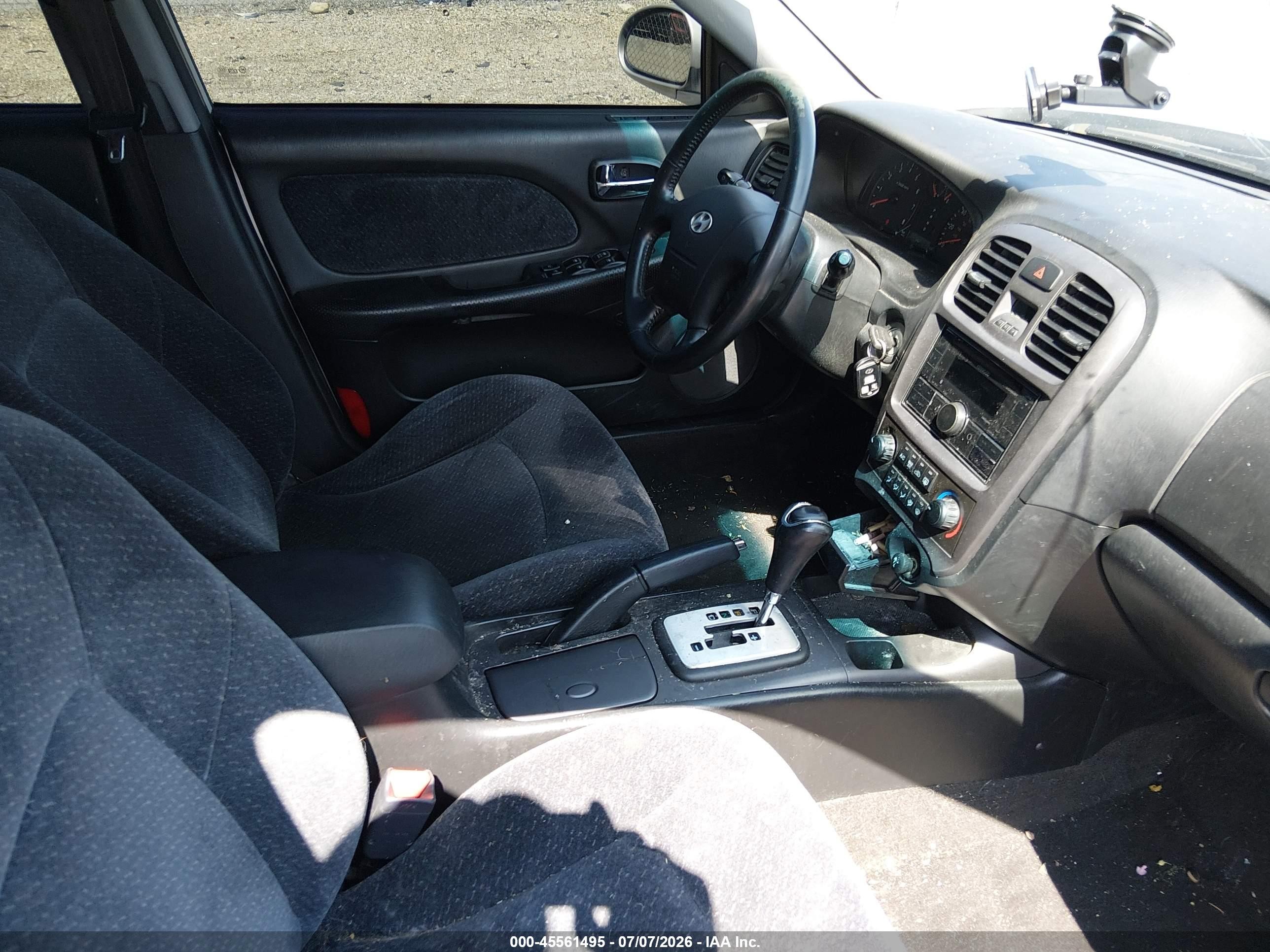2005 Hyundai Sonata Gl V6 Silver vin: KMHWF25H05A166308