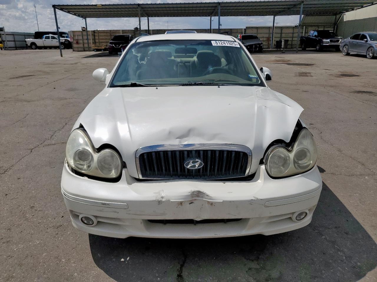 2005 Hyundai Sonata Gl White vin: KMHWF25H15A165586