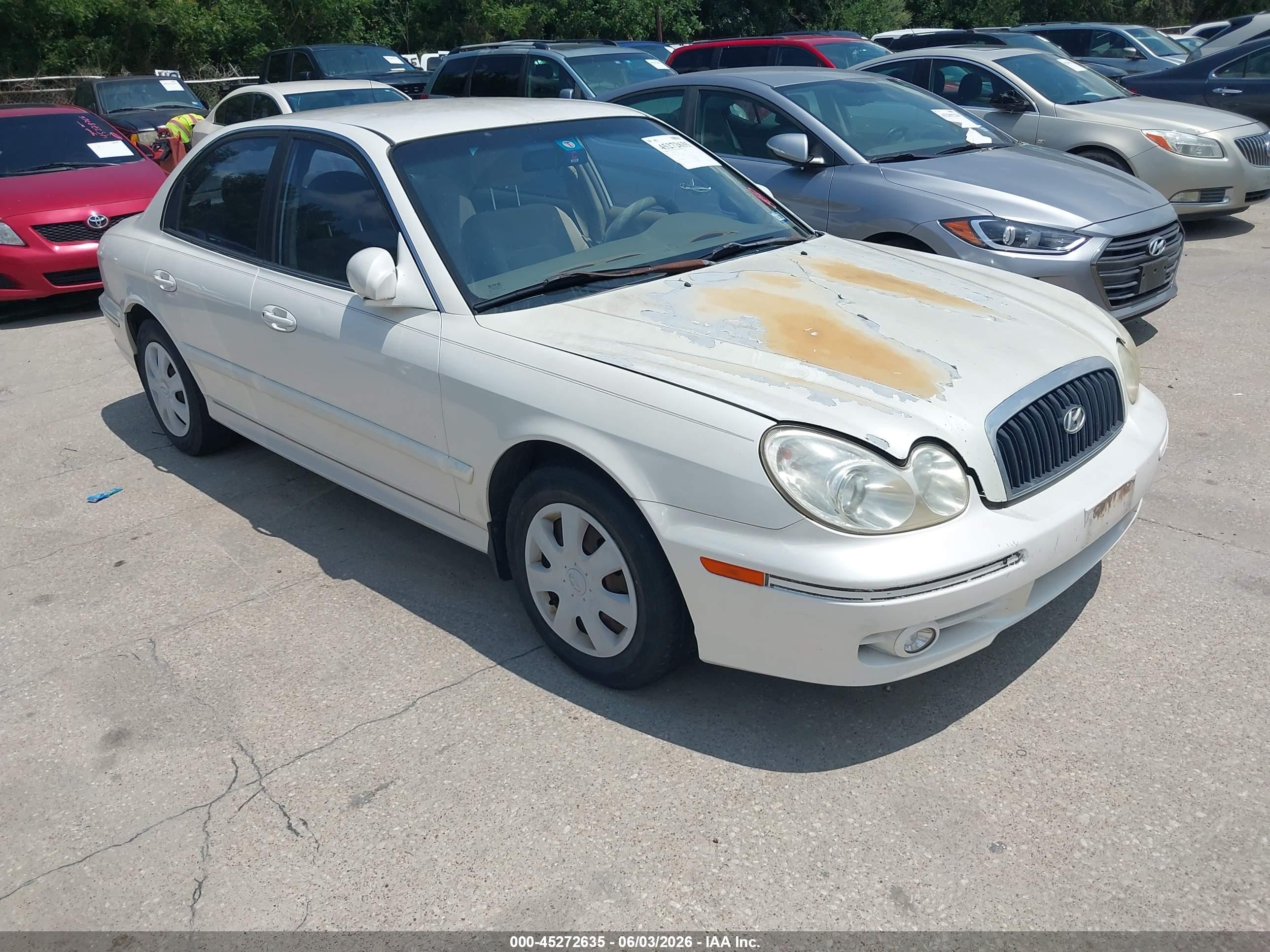 2002 Hyundai Sonata Gls White vin: KMHWF25H32A616979