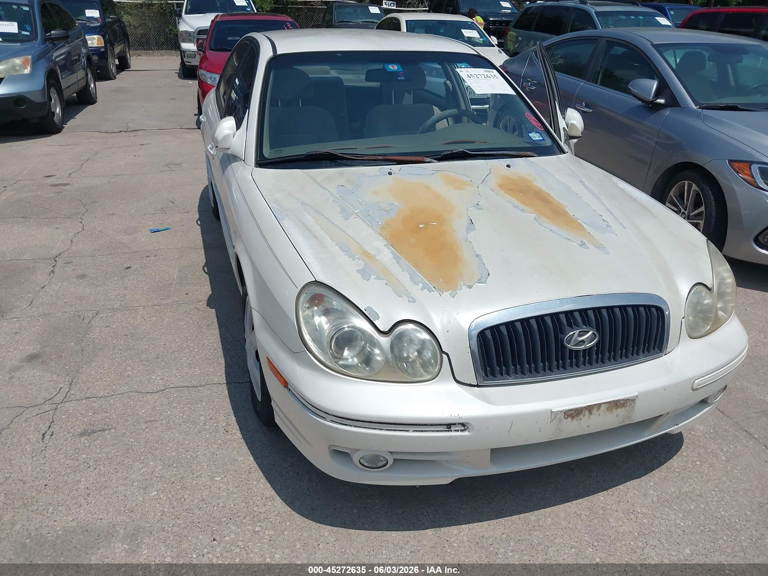 2002 Hyundai Sonata Gls White vin: KMHWF25H32A616979