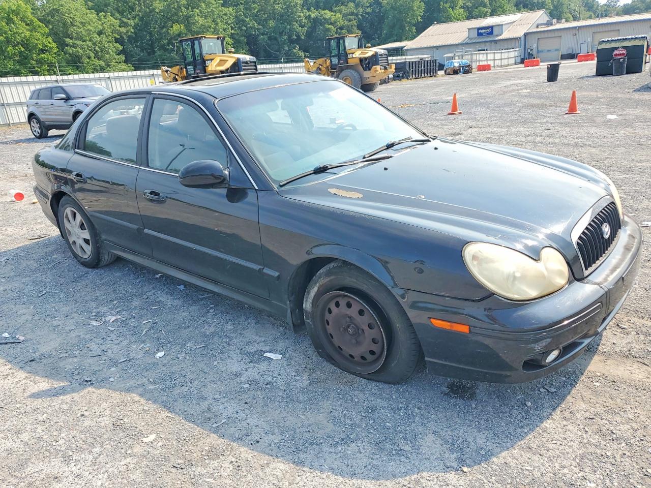 2003 Hyundai Sonata Gl Black vin: KMHWF25H33A736153