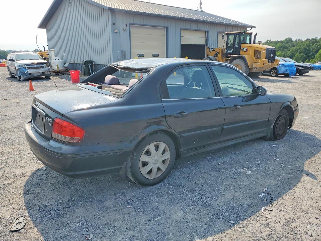 2003 Hyundai Sonata Gl Black vin: KMHWF25H33A736153