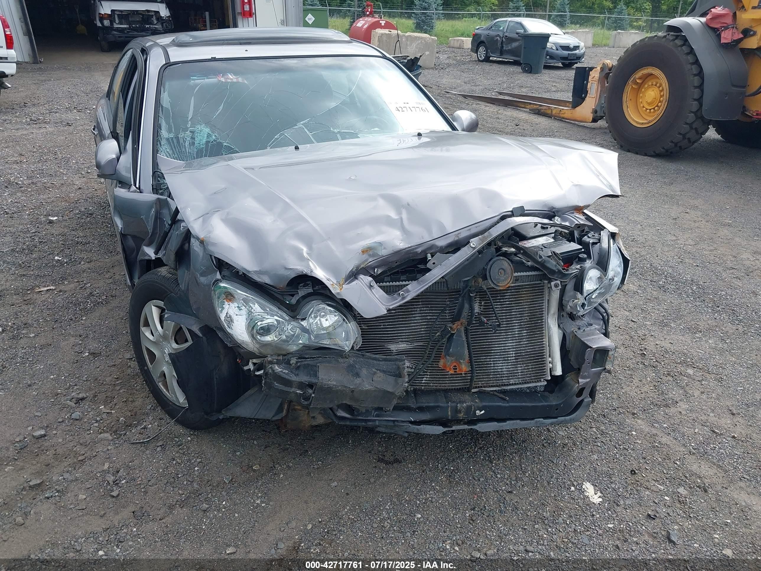 2005 Hyundai Sonata Gl V6 Gray vin: KMHWF25H35A197360