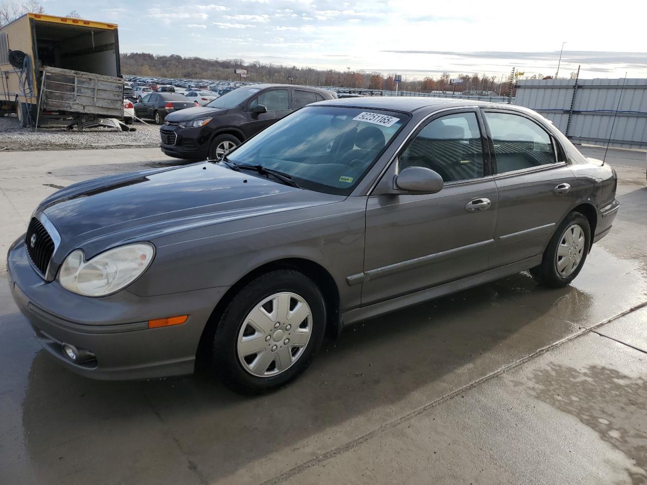 2002 Hyundai Sonata Gl Серый vin: KMHWF25H52A659994