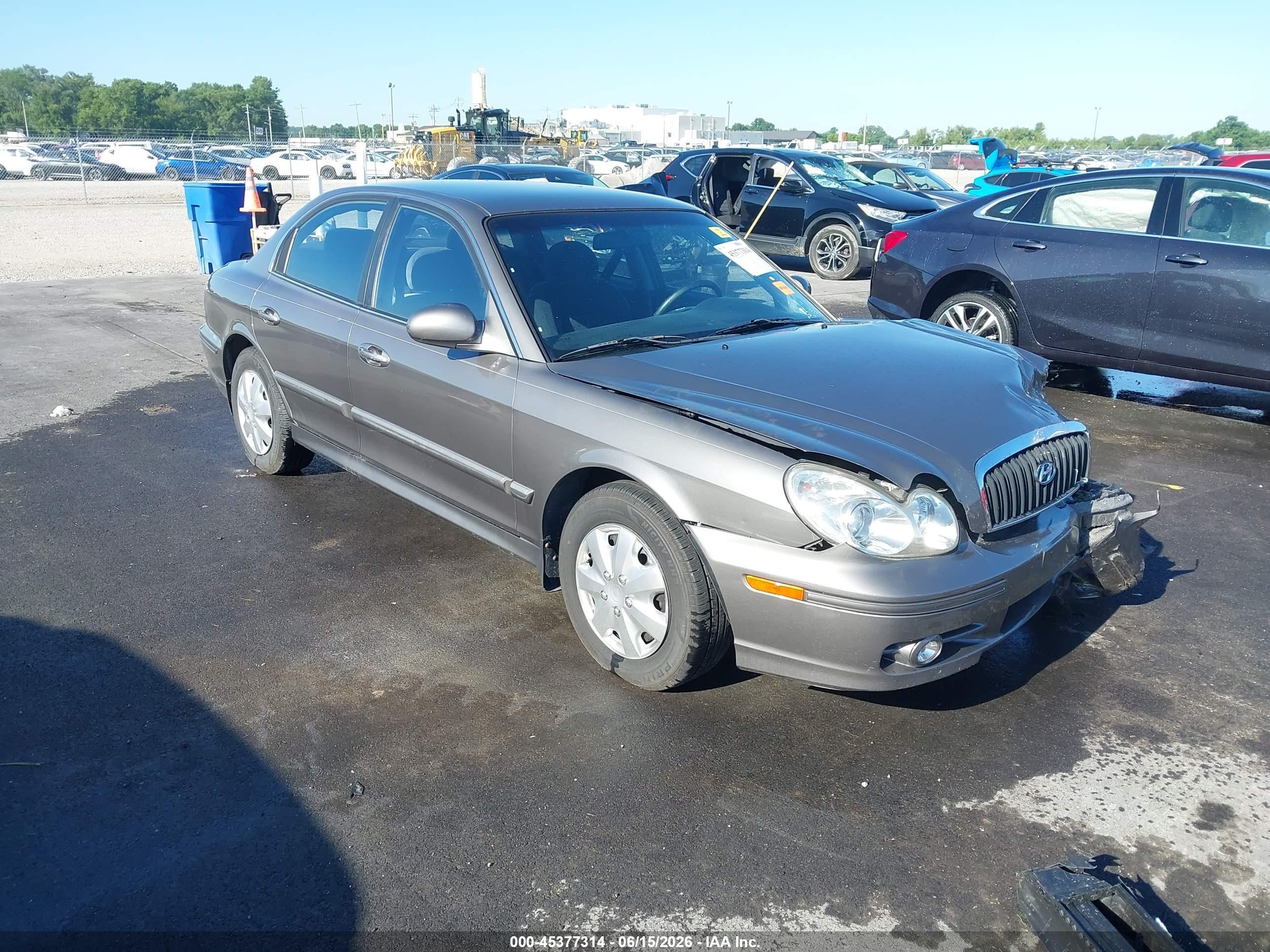2002 Hyundai Sonata Gls Gray vin: KMHWF25H52A659994