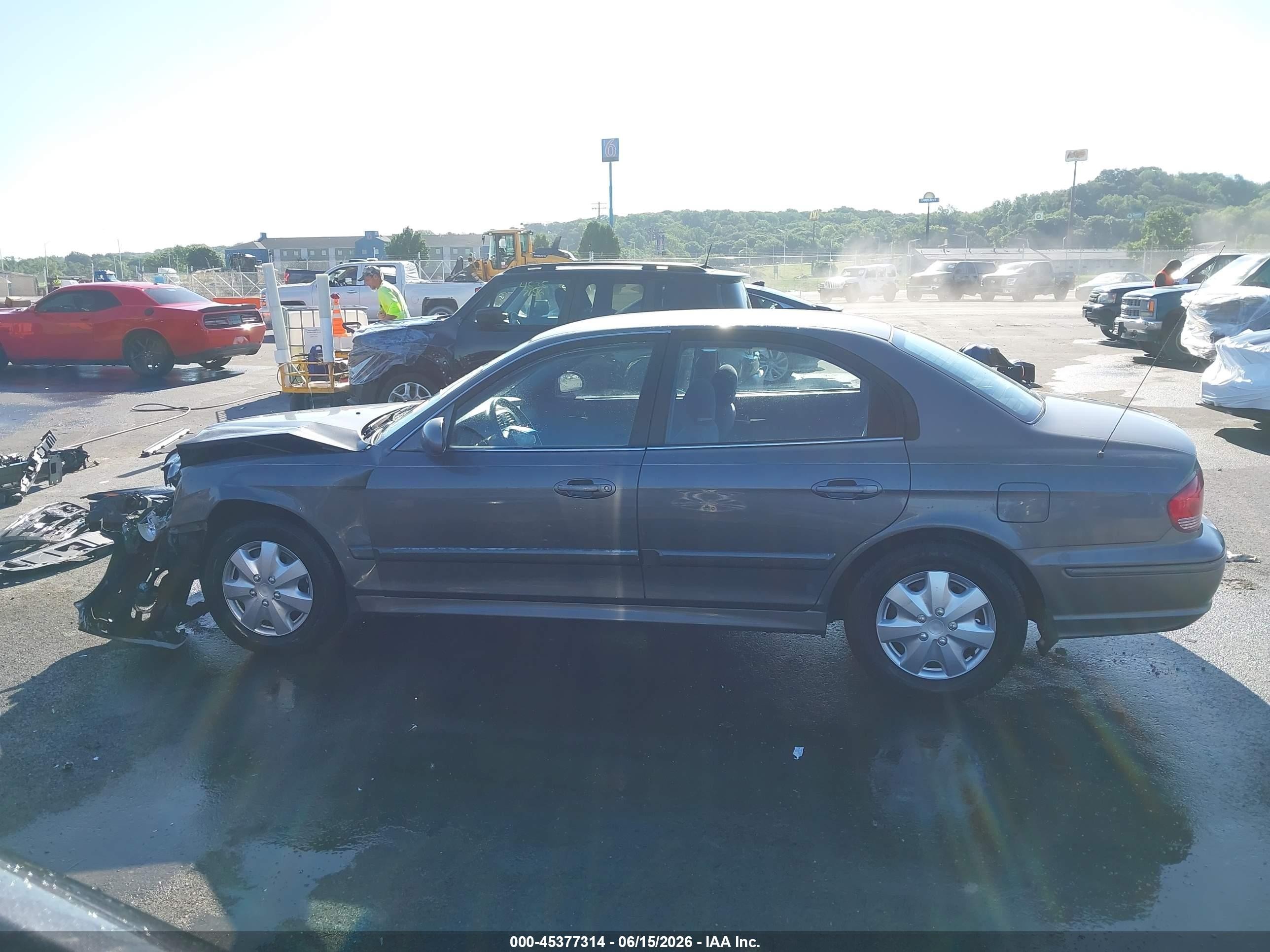 2002 Hyundai Sonata Gls Gray vin: KMHWF25H52A659994