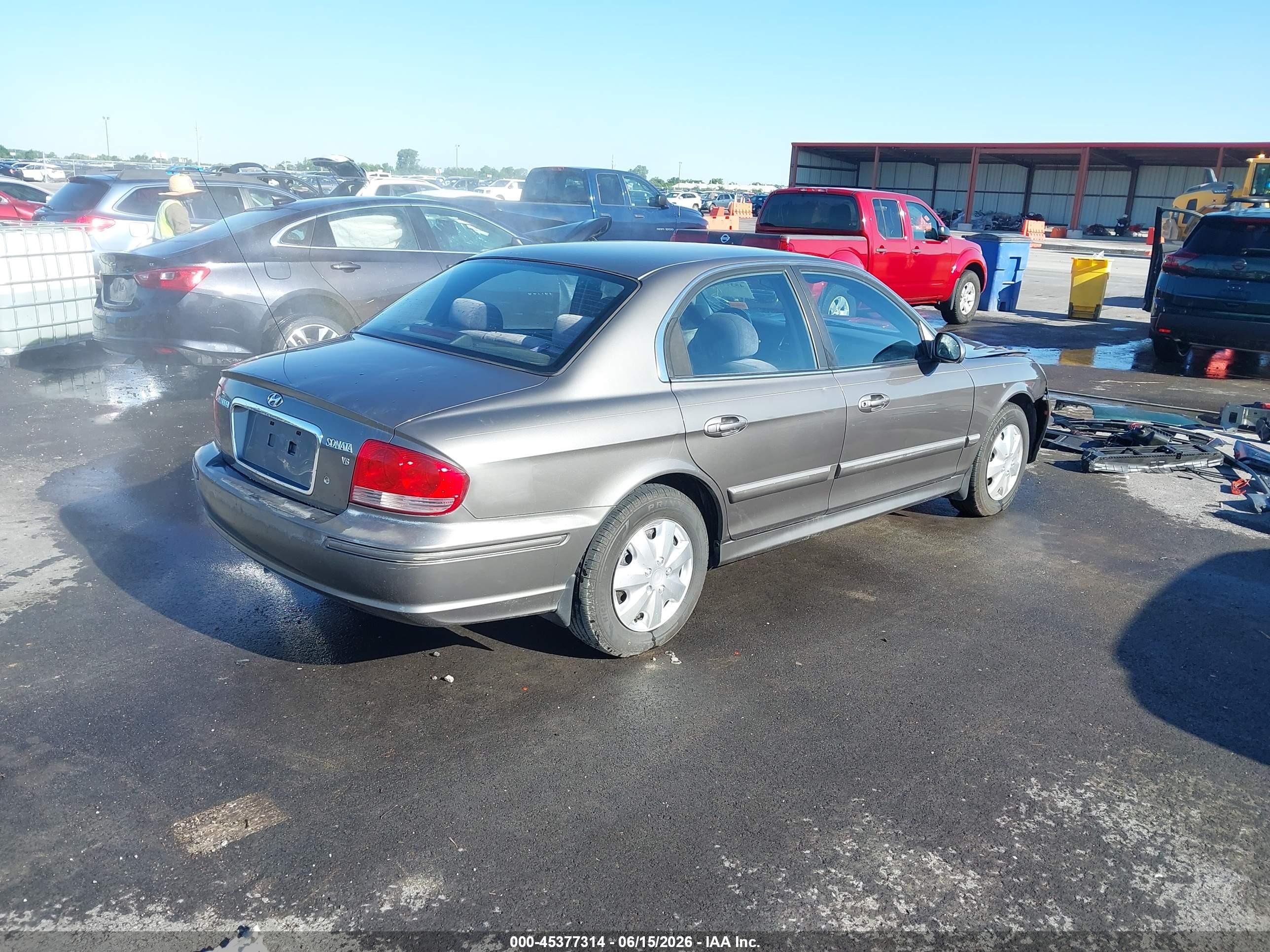 2002 Hyundai Sonata Gls Gray vin: KMHWF25H52A659994
