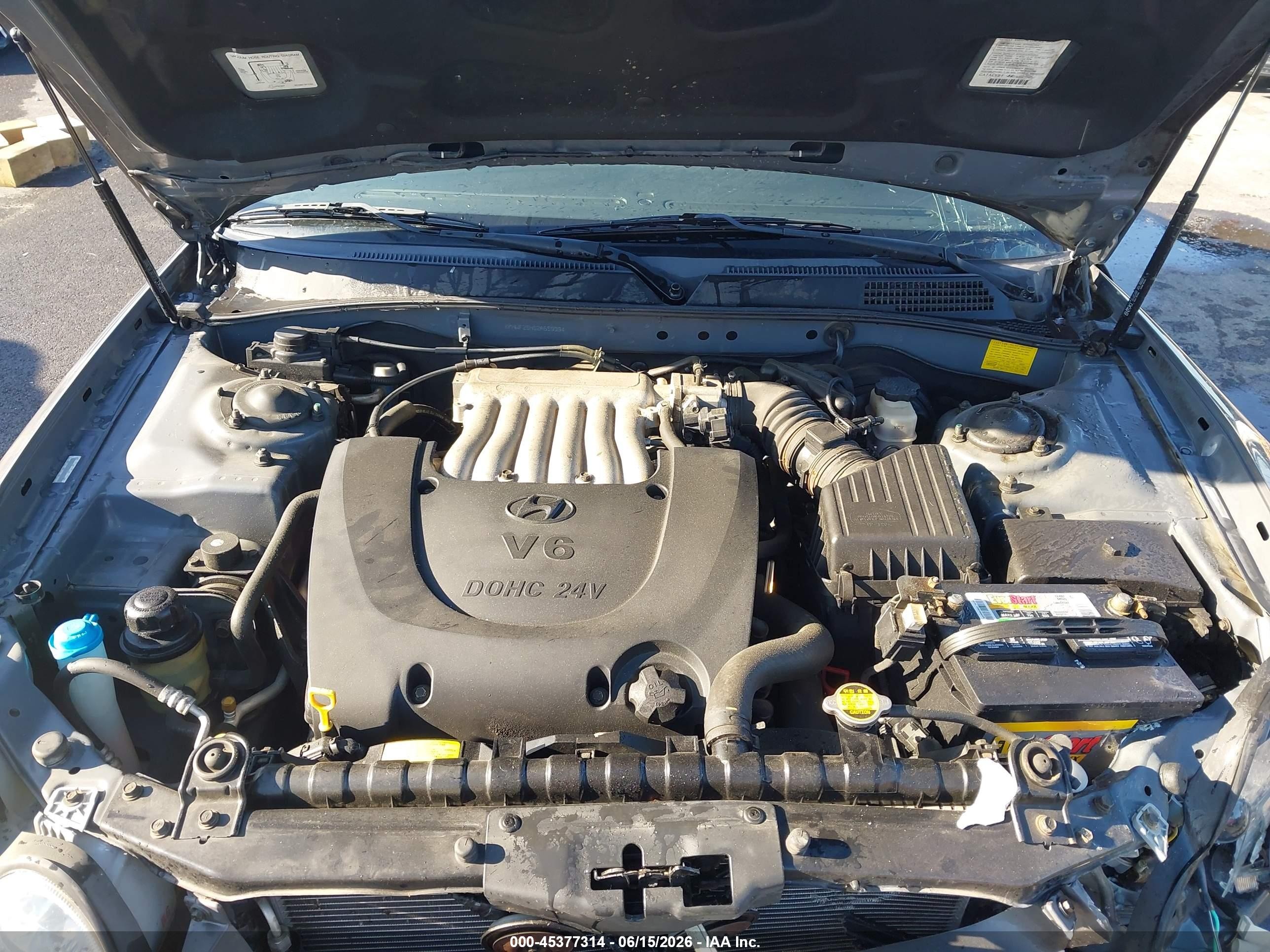 2002 Hyundai Sonata Gls Gray vin: KMHWF25H52A659994