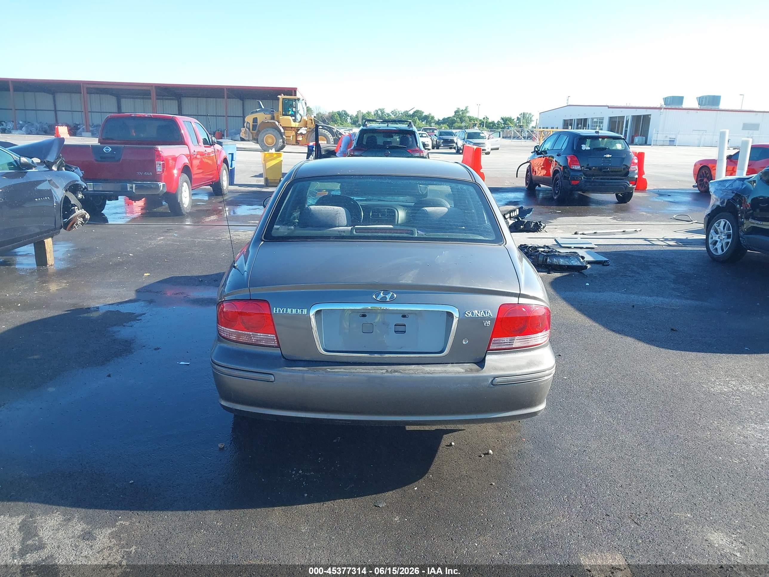 2002 Hyundai Sonata Gls Gray vin: KMHWF25H52A659994