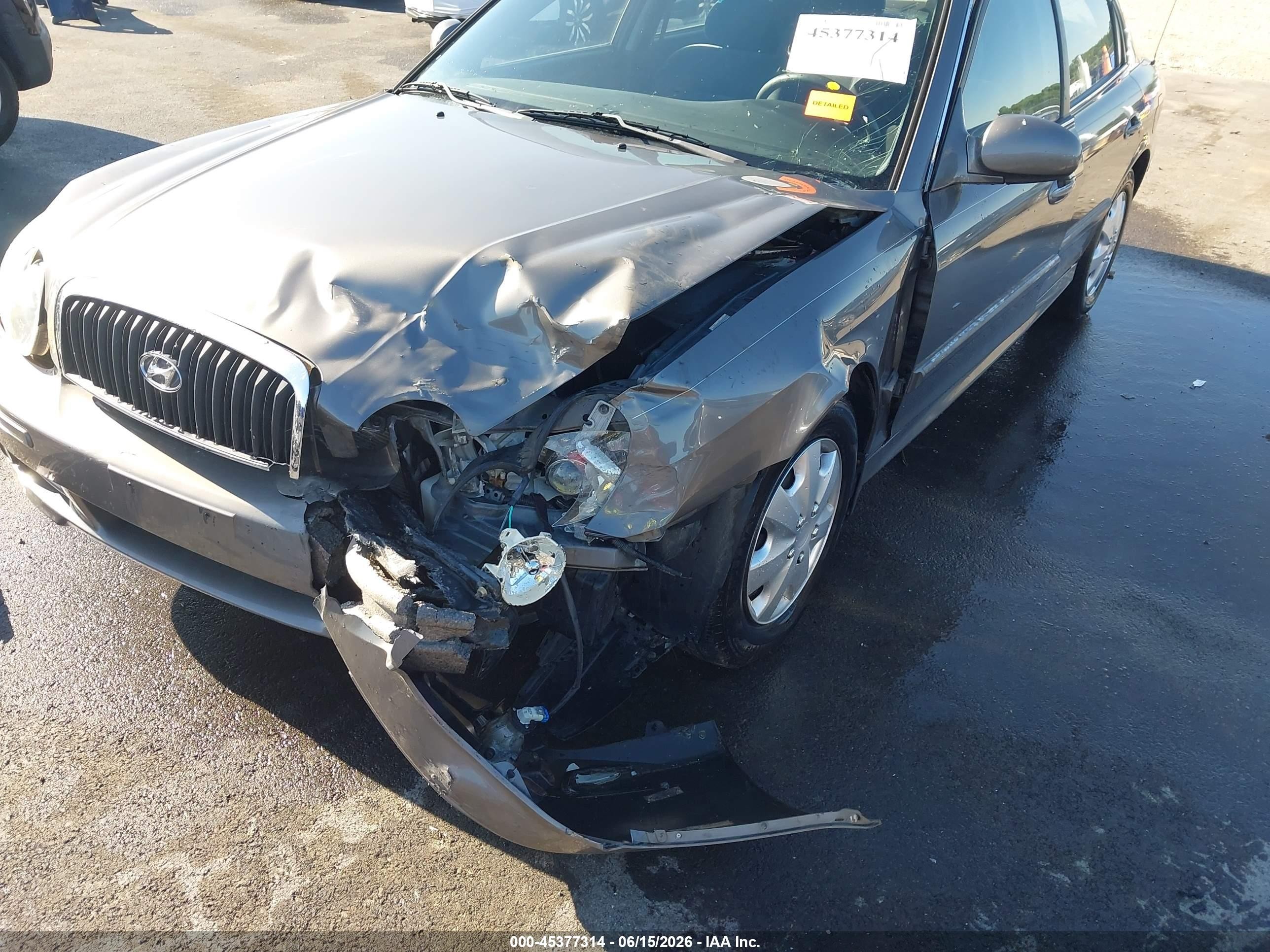 2002 Hyundai Sonata Gls Gray vin: KMHWF25H52A659994