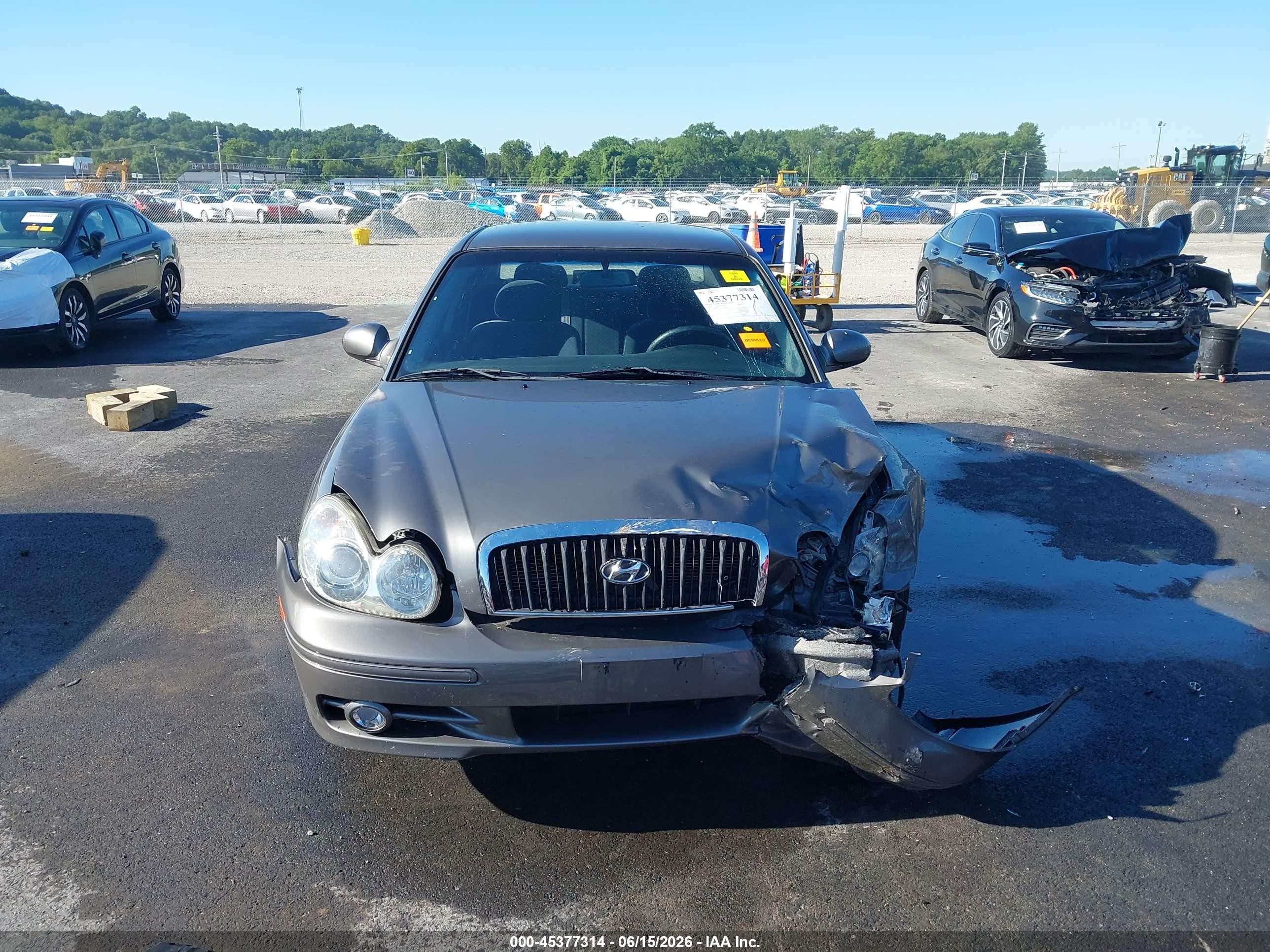 2002 Hyundai Sonata Gls Gray vin: KMHWF25H52A659994