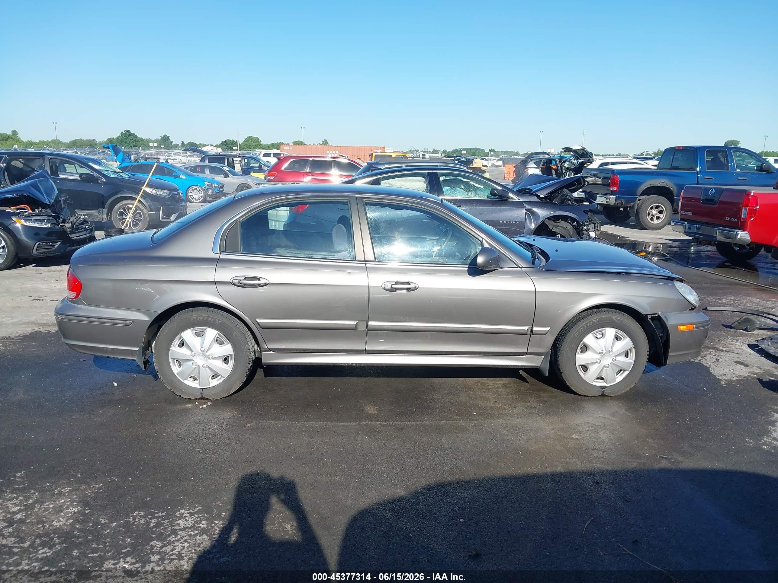 2002 Hyundai Sonata Gls Gray vin: KMHWF25H52A659994