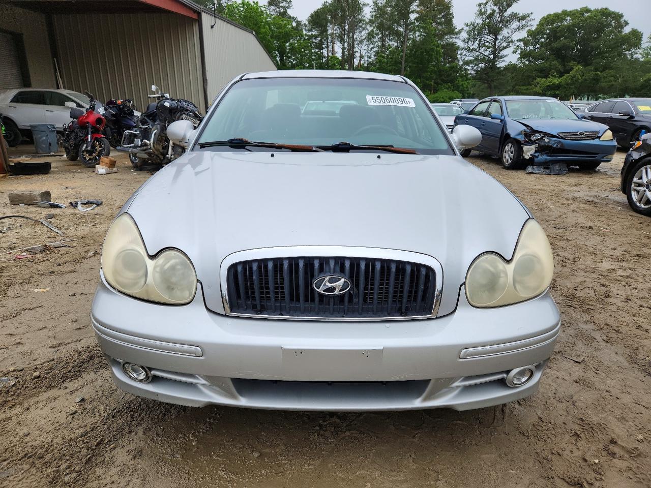 2005 Hyundai Sonata Gl Silver vin: KMHWF25H65A135631