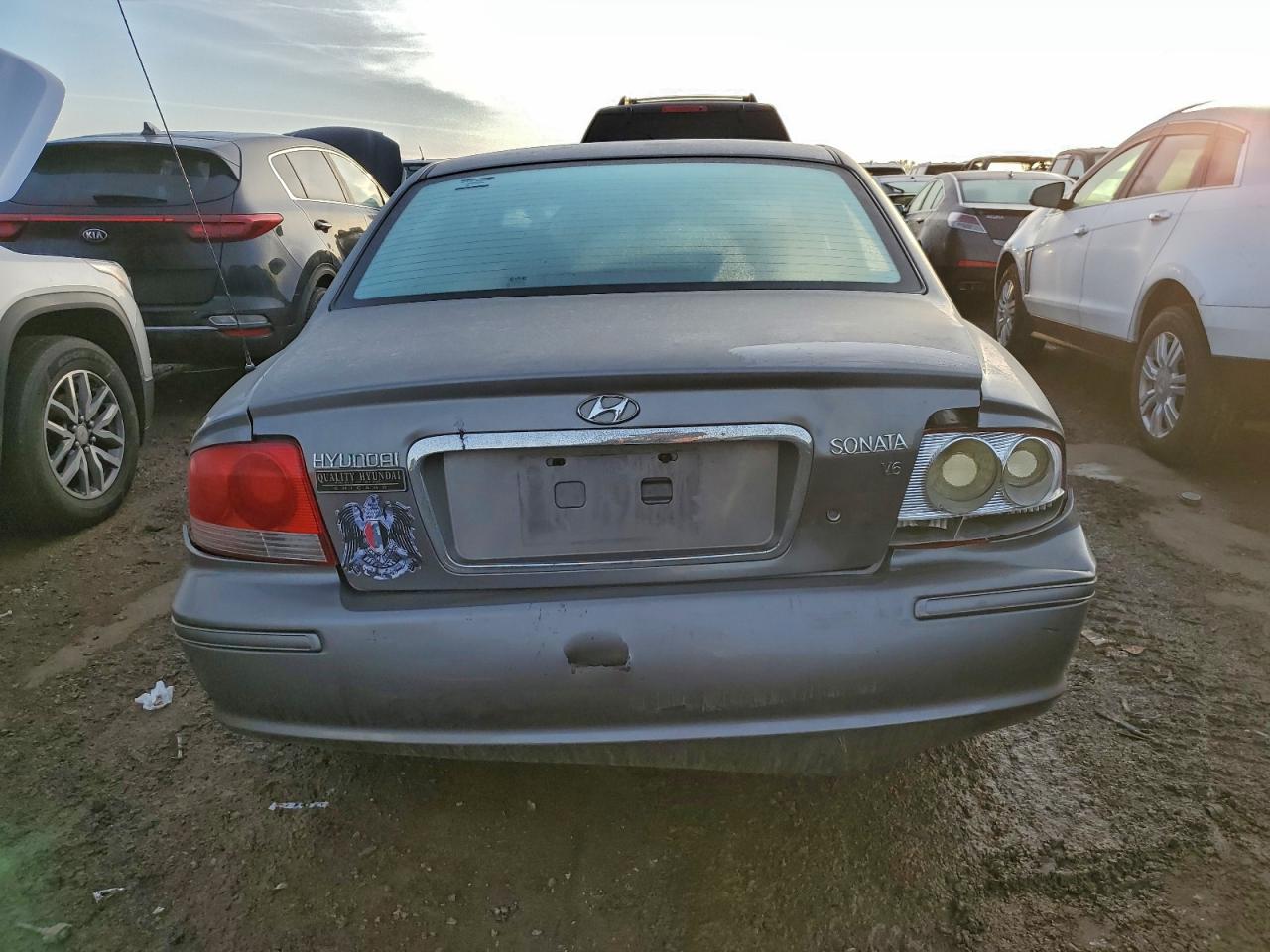 2003 Hyundai Sonata Gl Gray vin: KMHWF25H73A768362