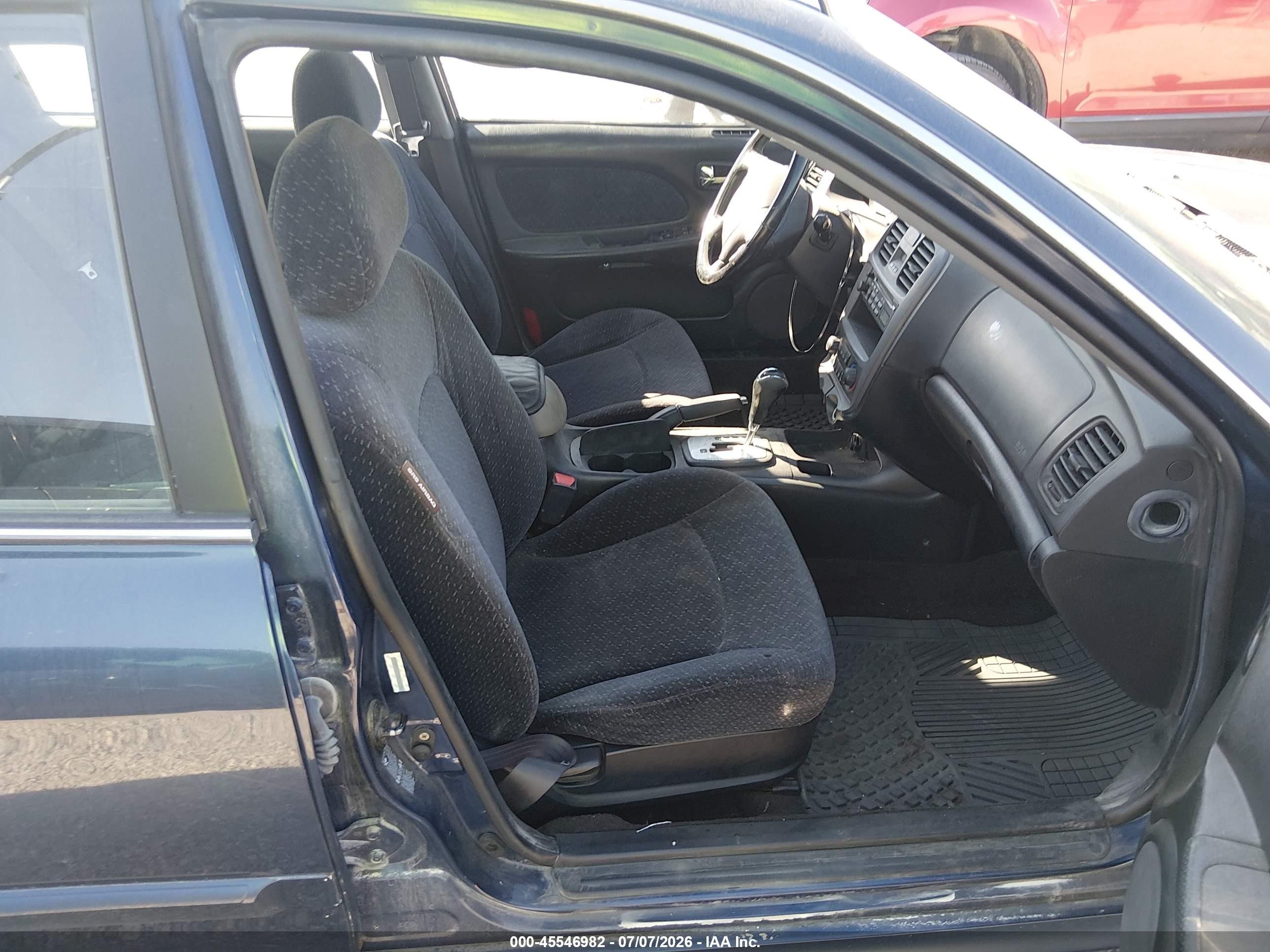 2003 Hyundai Sonata Base W/2.7l V6 Blue vin: KMHWF25H73A896732