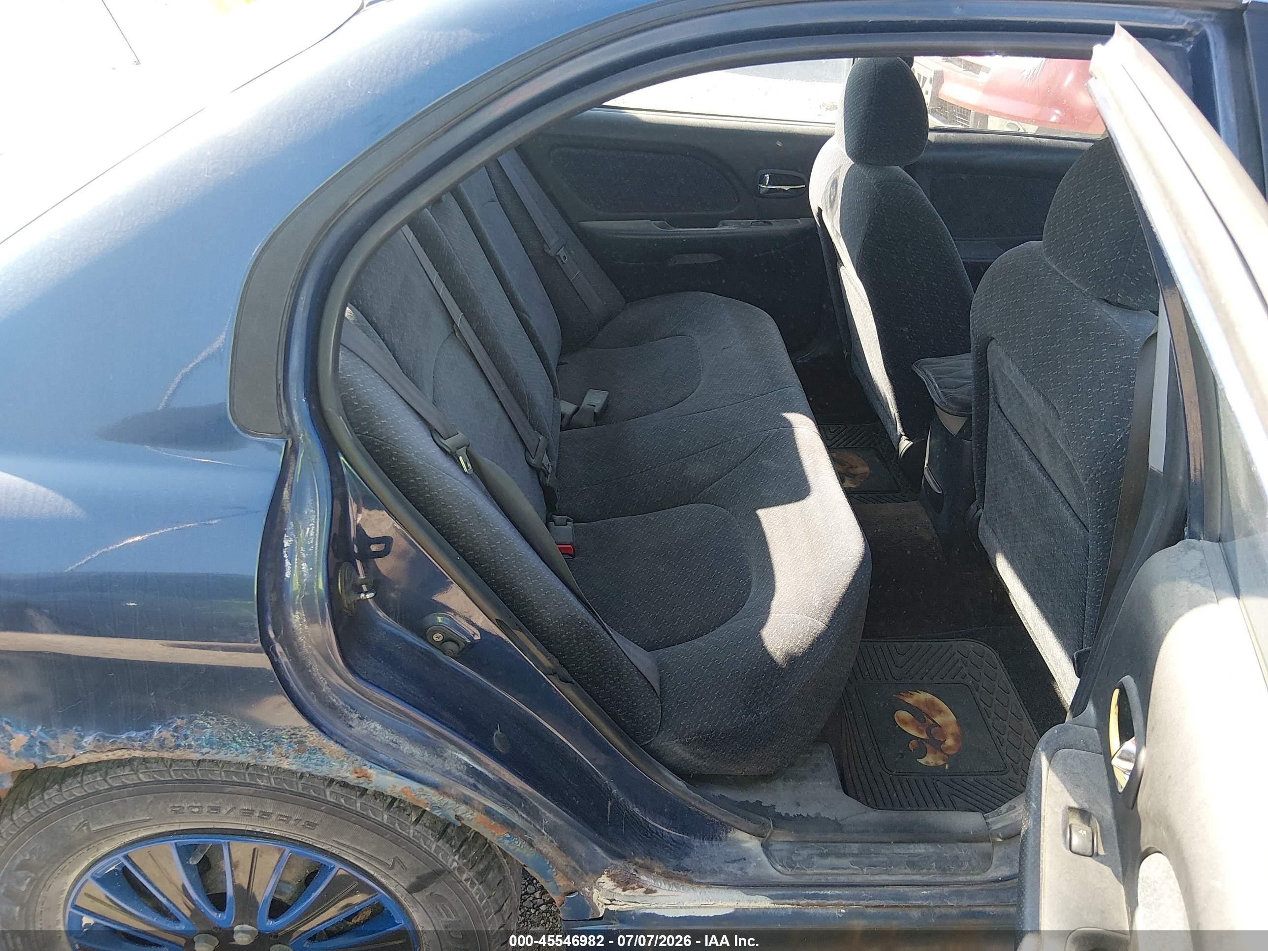 2003 Hyundai Sonata Base W/2.7l V6 Blue vin: KMHWF25H73A896732