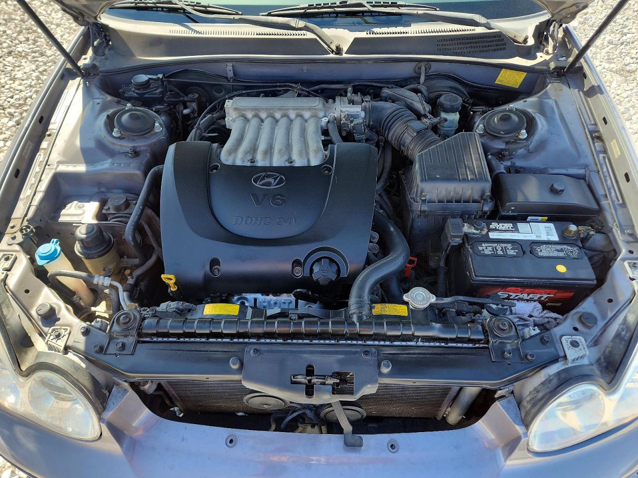 2005 Hyundai Sonata Gl Gray vin: KMHWF25H85A193837
