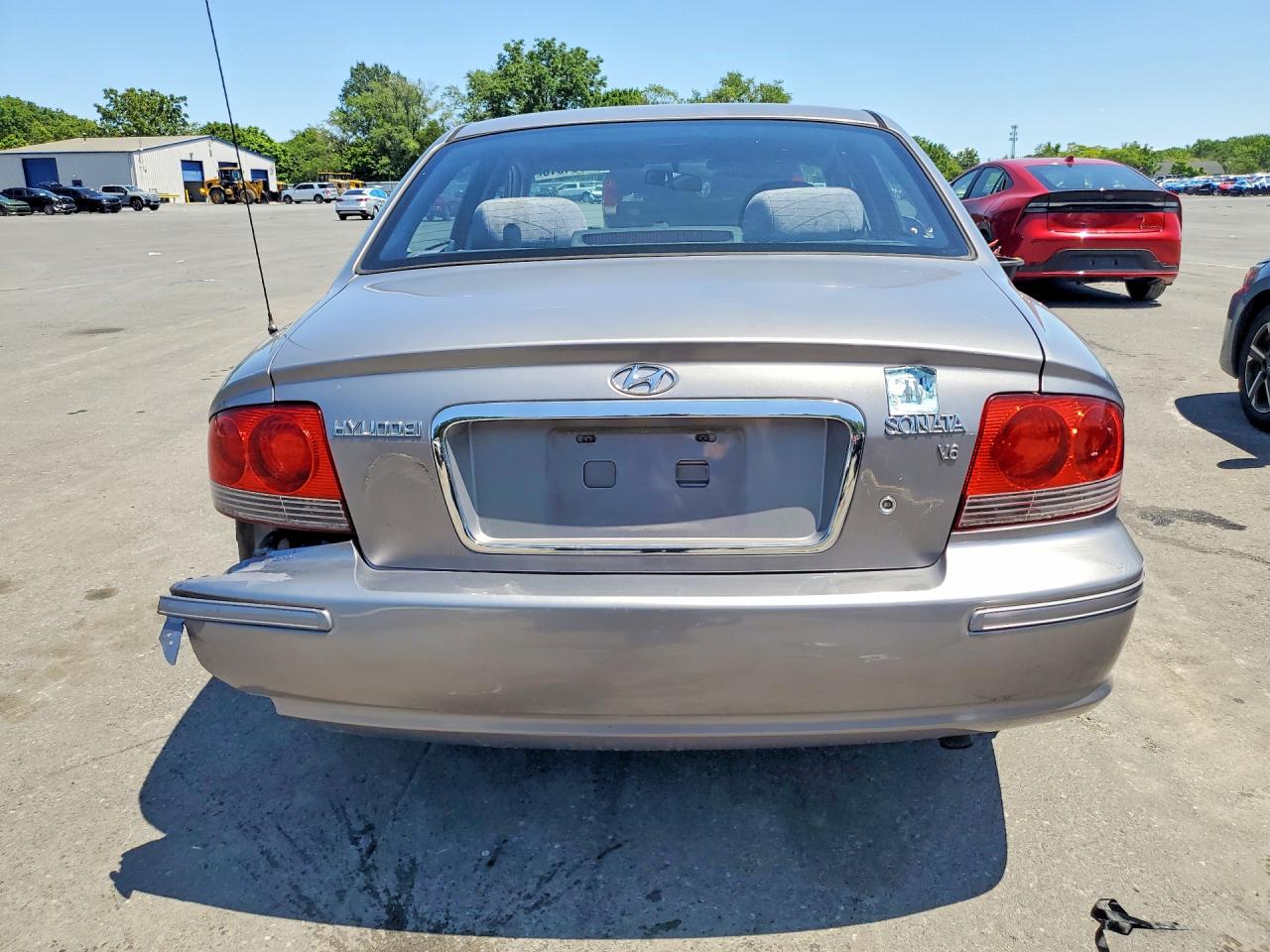 2005 Hyundai Sonata Gl Gray vin: KMHWF25H85A200091