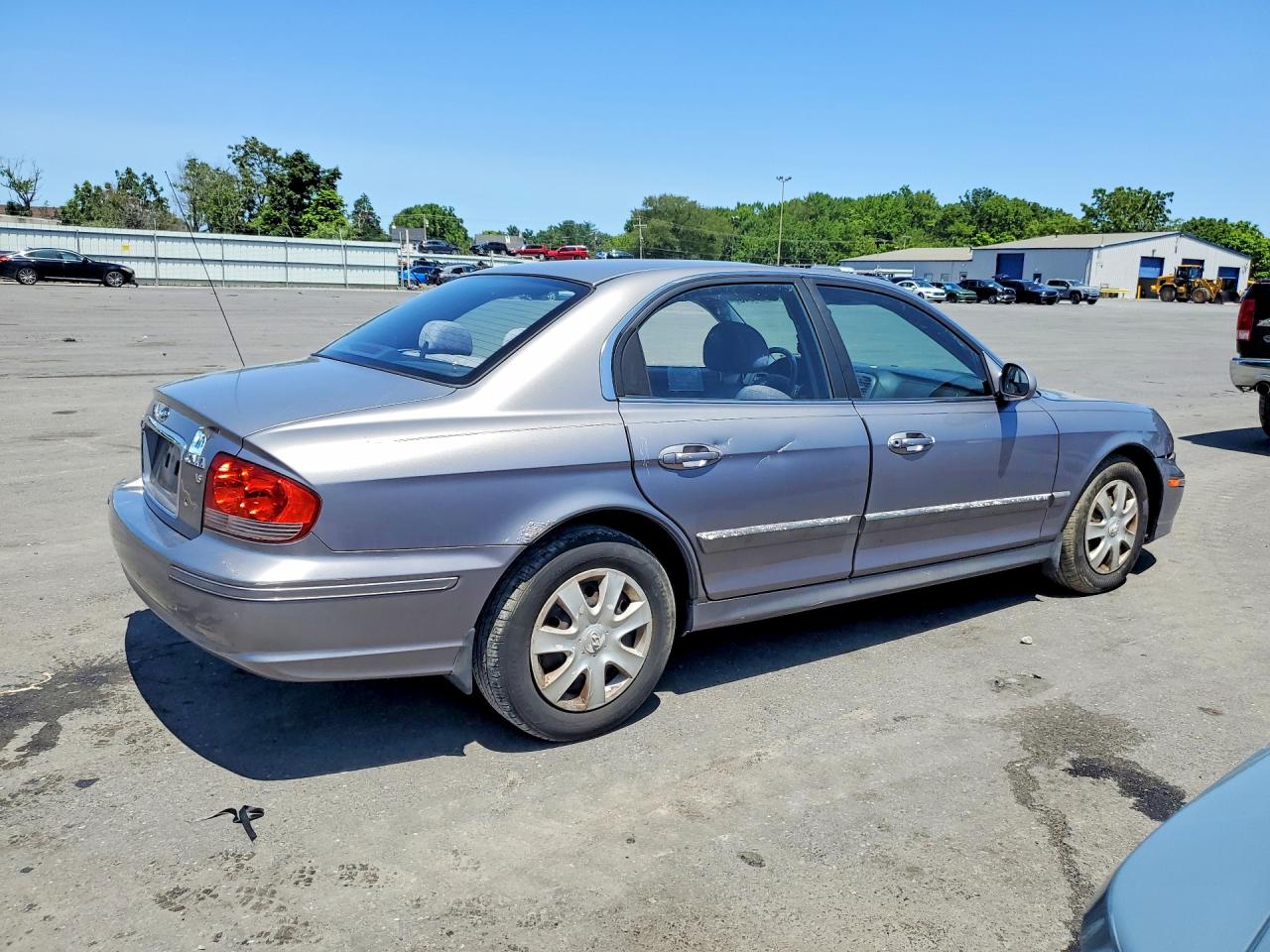 2005 Hyundai Sonata Gl Gray vin: KMHWF25H85A200091