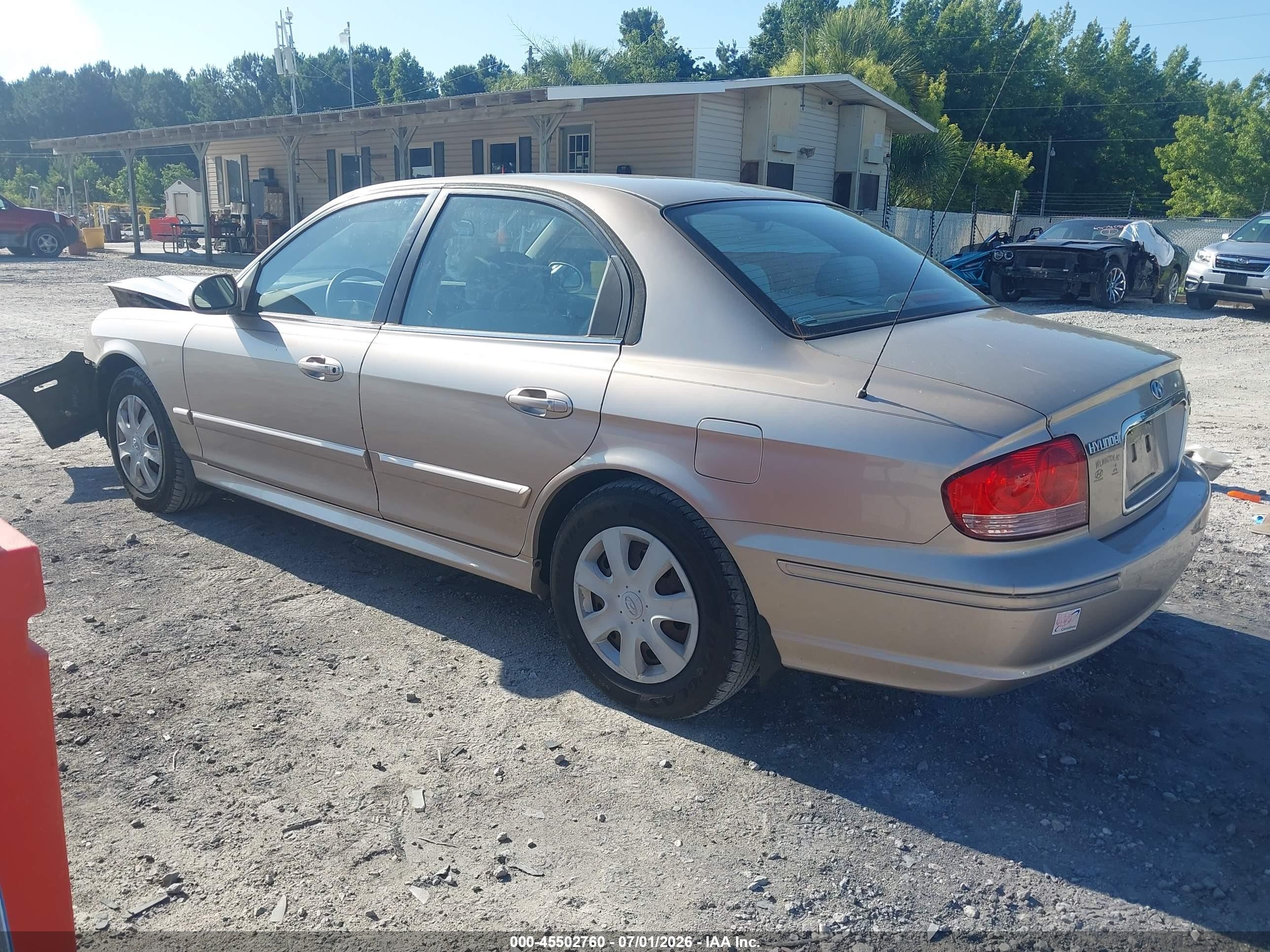 2005 Hyundai Sonata Gl V6 Желто-коричневый vin: KMHWF25H95A131329