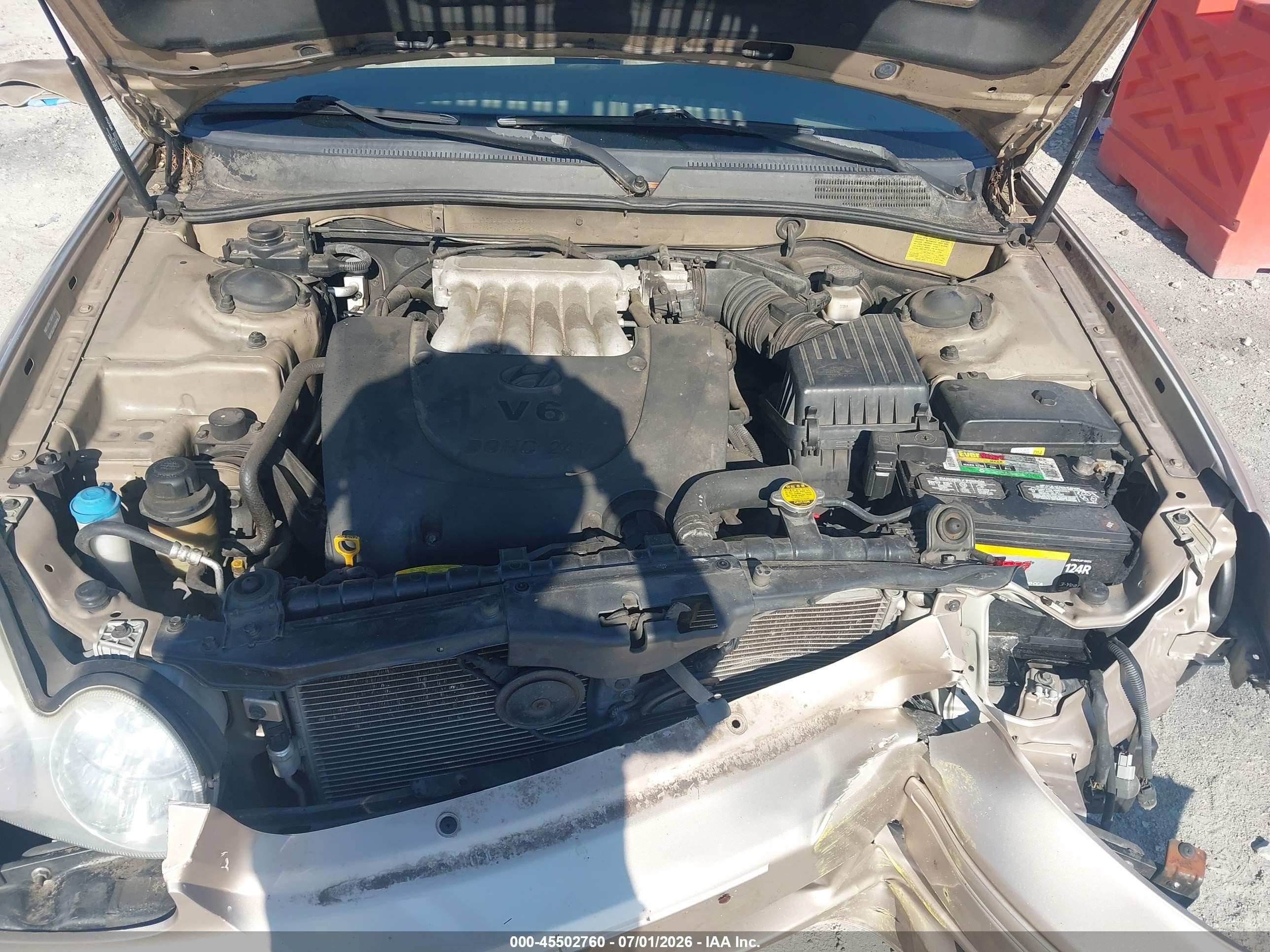 2005 Hyundai Sonata Gl V6 Желто-коричневый vin: KMHWF25H95A131329