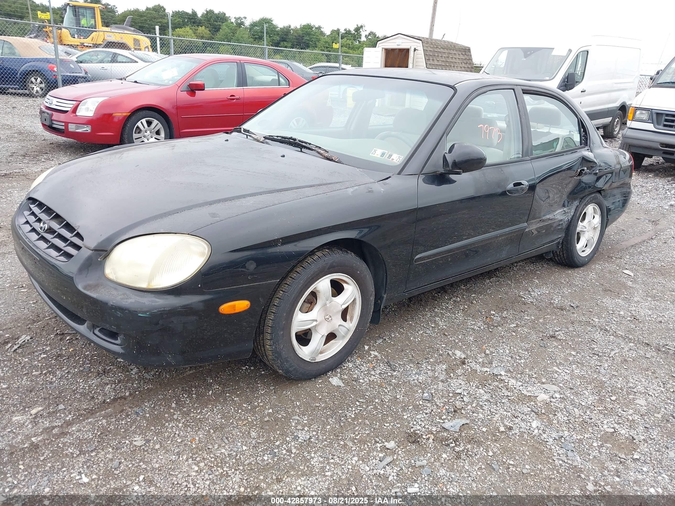 2001 Hyundai Sonata   Черный vin: KMHWF25S11A429315
