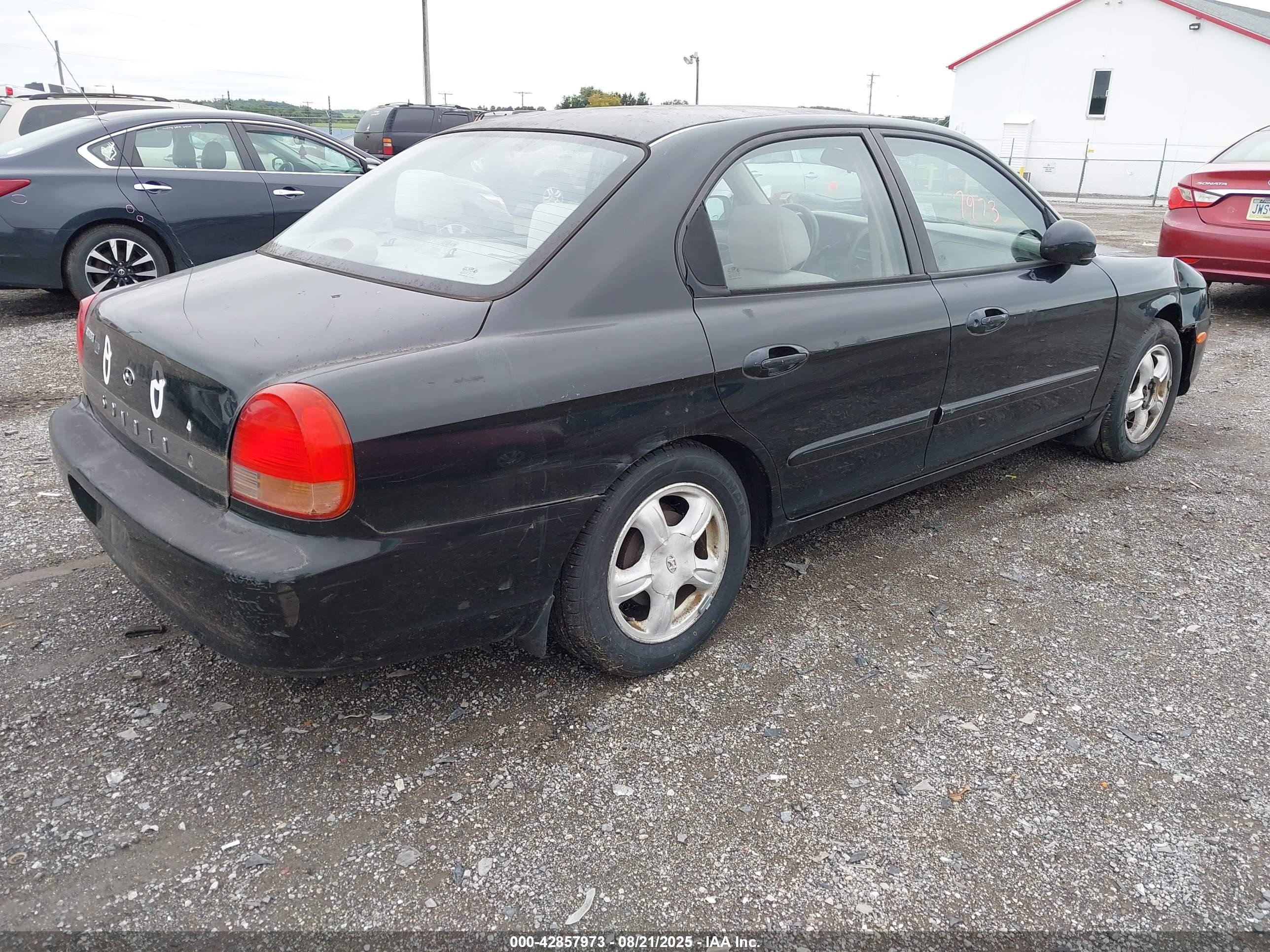 2001 Hyundai Sonata   Черный vin: KMHWF25S11A429315