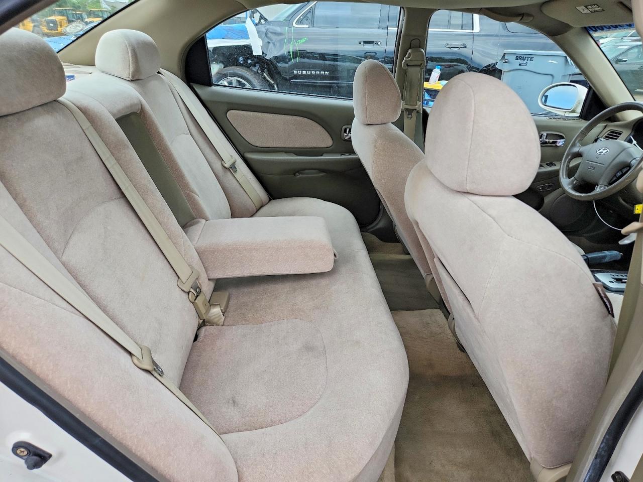 2004 Hyundai Sonata Gl White vin: KMHWF25S14A947381