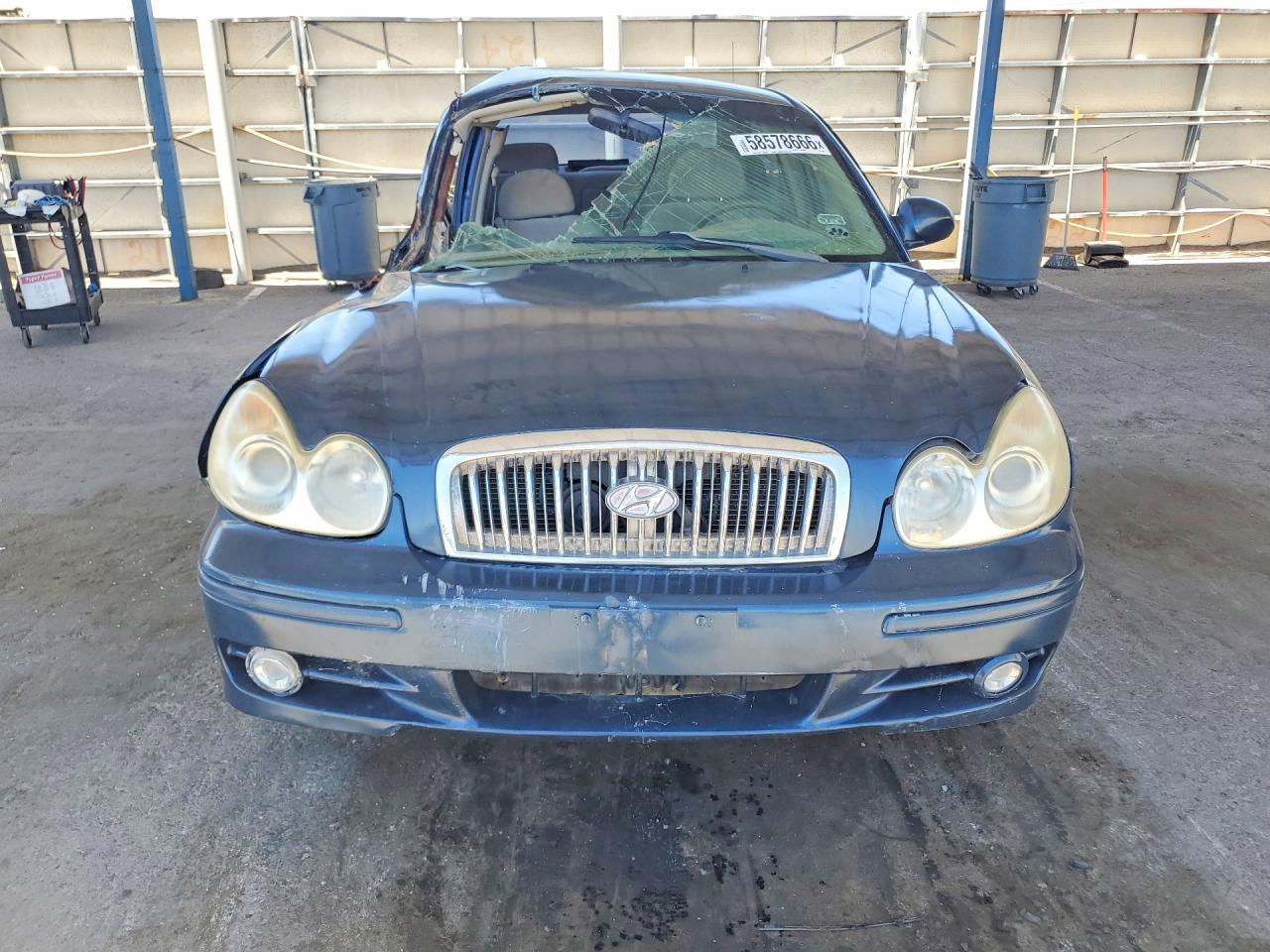 2005 Hyundai Sonata Gl Blue vin: KMHWF25S15A110941