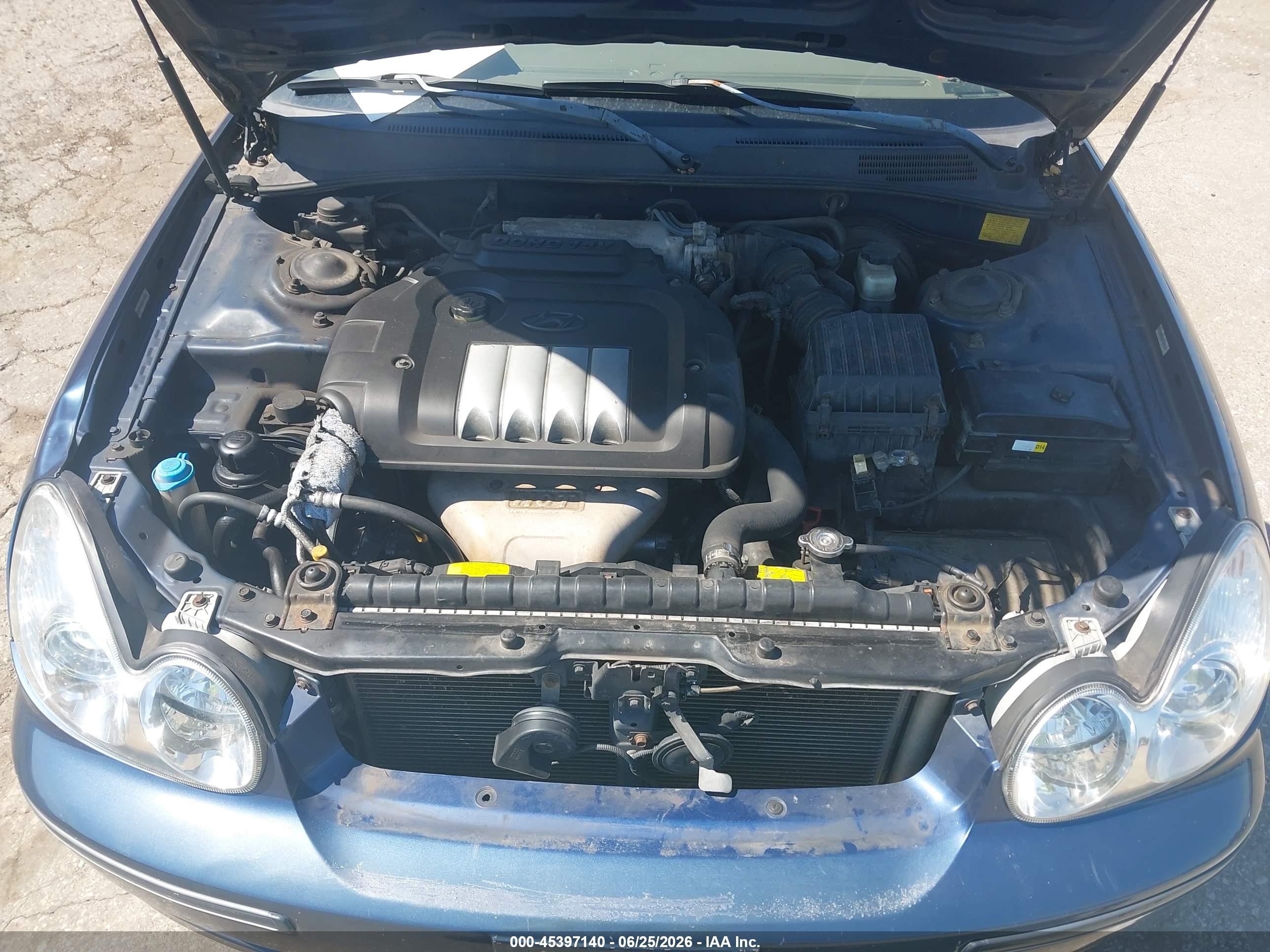 2005 Hyundai Sonata Gl Blue vin: KMHWF25S15A176163