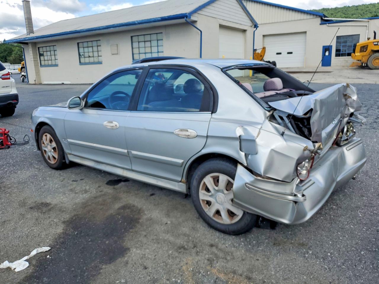 2005 Hyundai Sonata Gl Silver vin: KMHWF25S15A199295