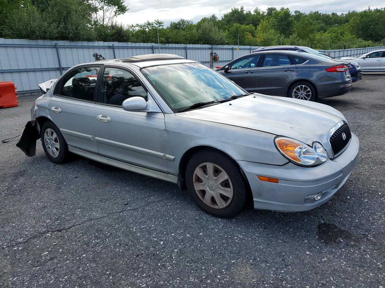 2005 Hyundai Sonata Gl Silver vin: KMHWF25S15A199295